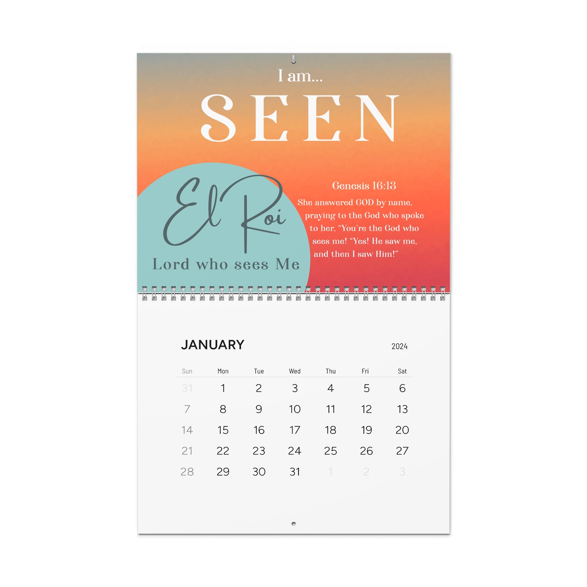 I AM Wall Calendars (2024)