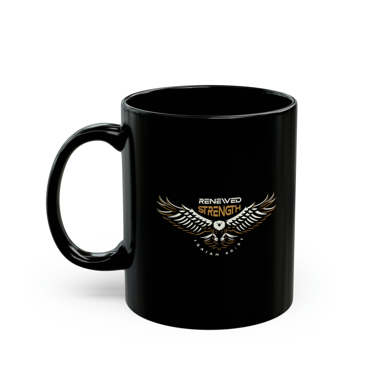 Renewed Strength - Black Mug