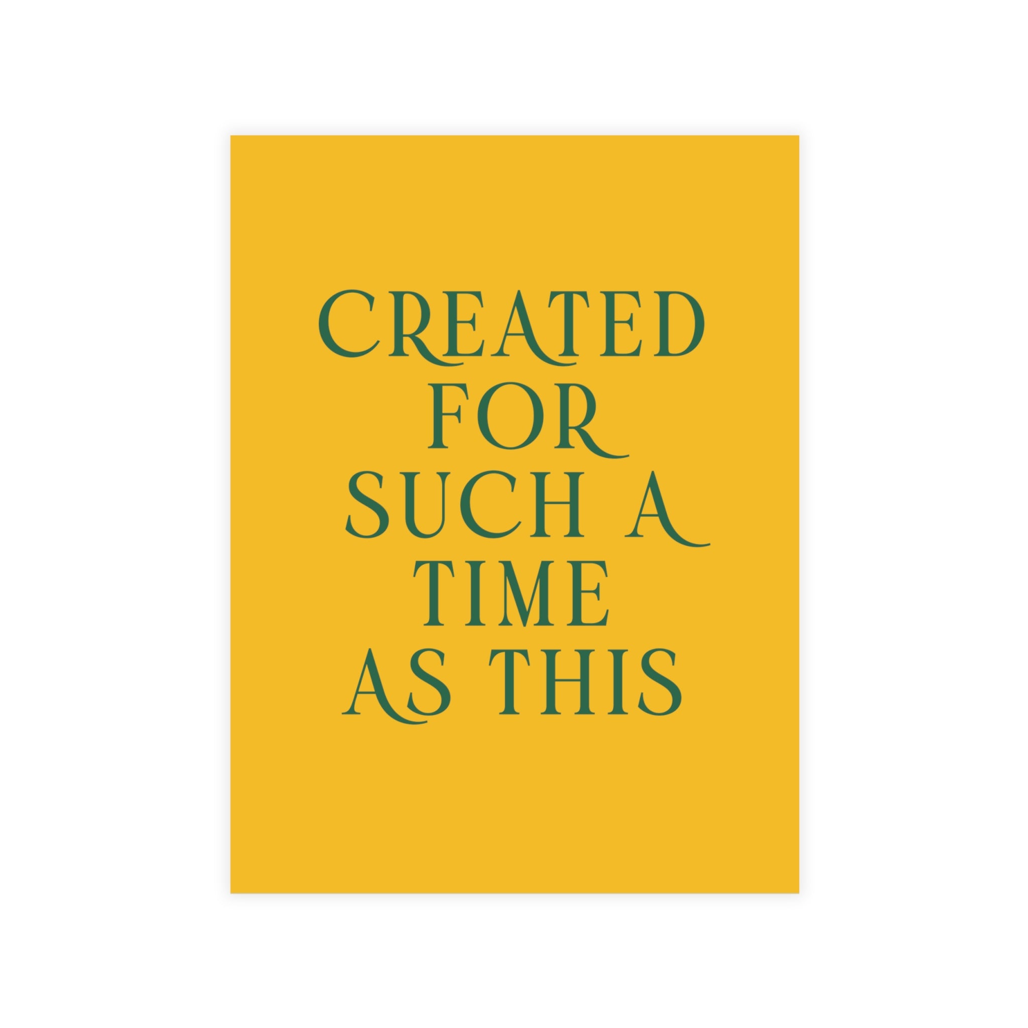 Created for such a time as this - Postcard Bundles (envelopes not included)