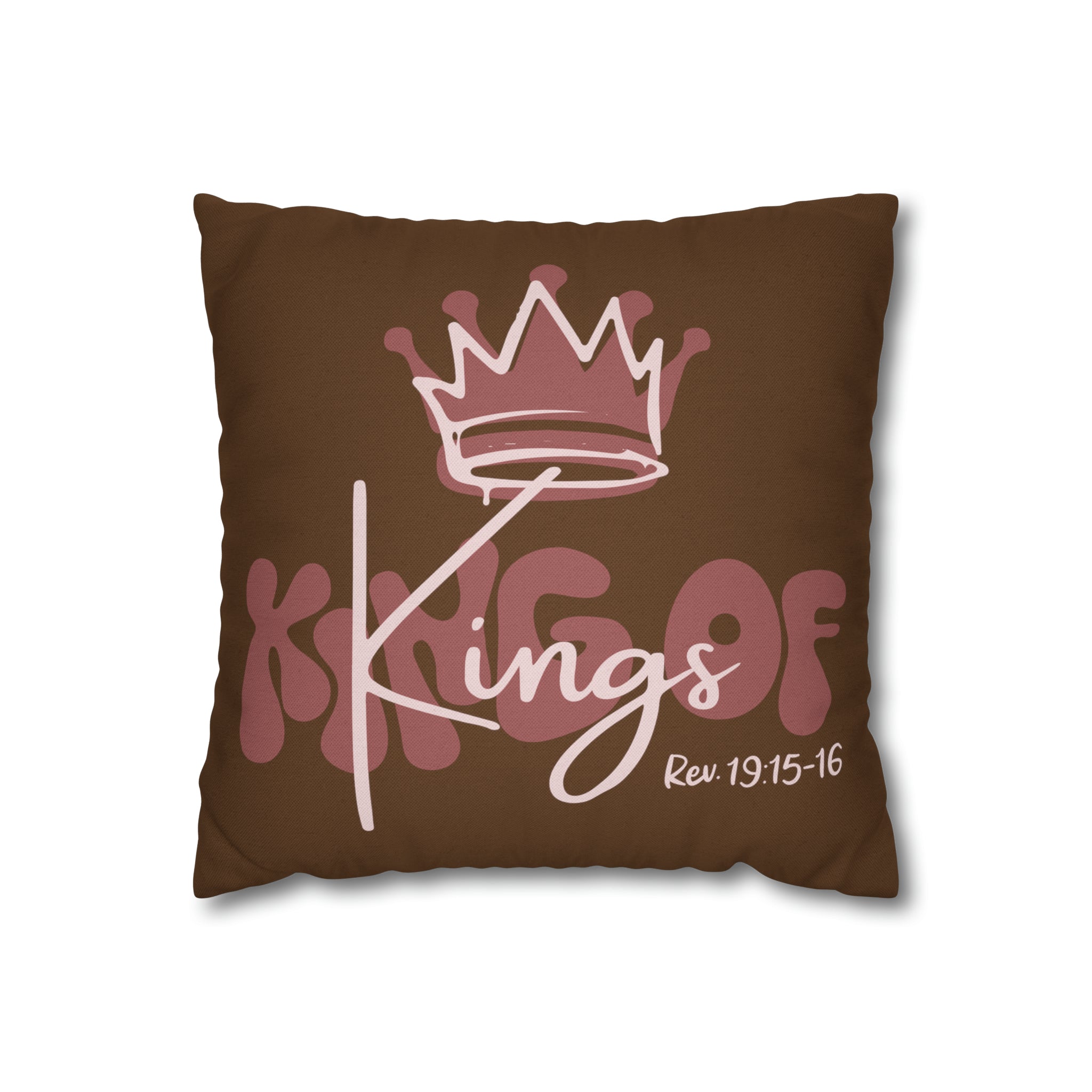 King Of Kings, Pink - Pillow Case