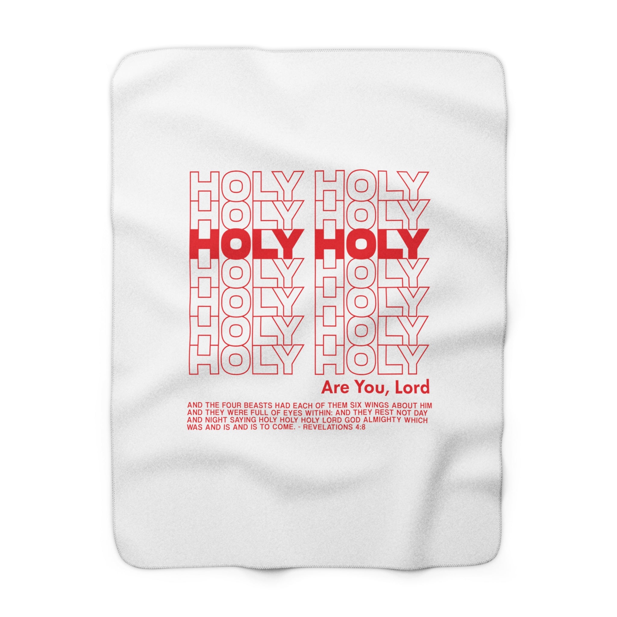 Holy Holy Holy - Sherpa Blanket