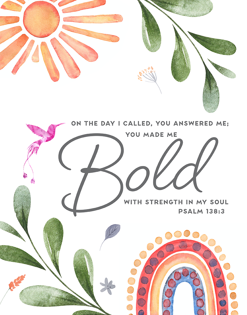 Christian Wall Decor - Bold - Metal Sign