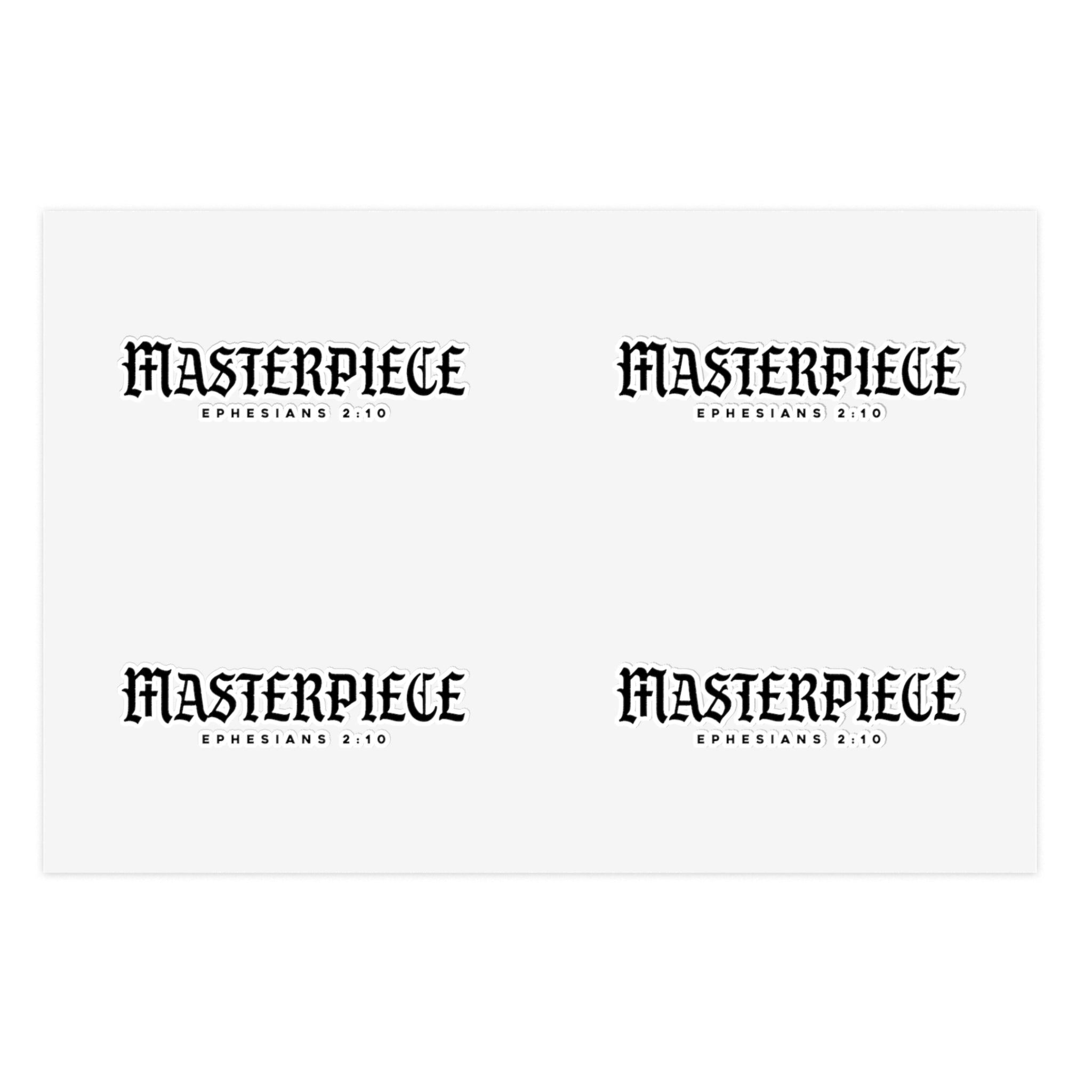Masterpiece - Sticker Sheet