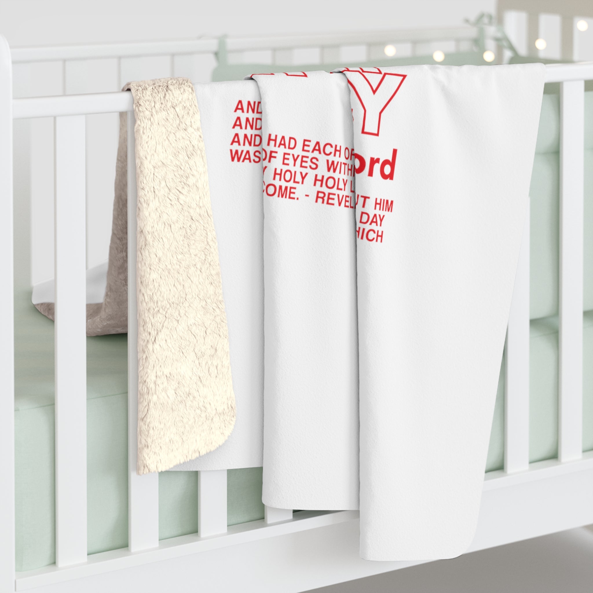 Holy Holy Holy - Sherpa Blanket