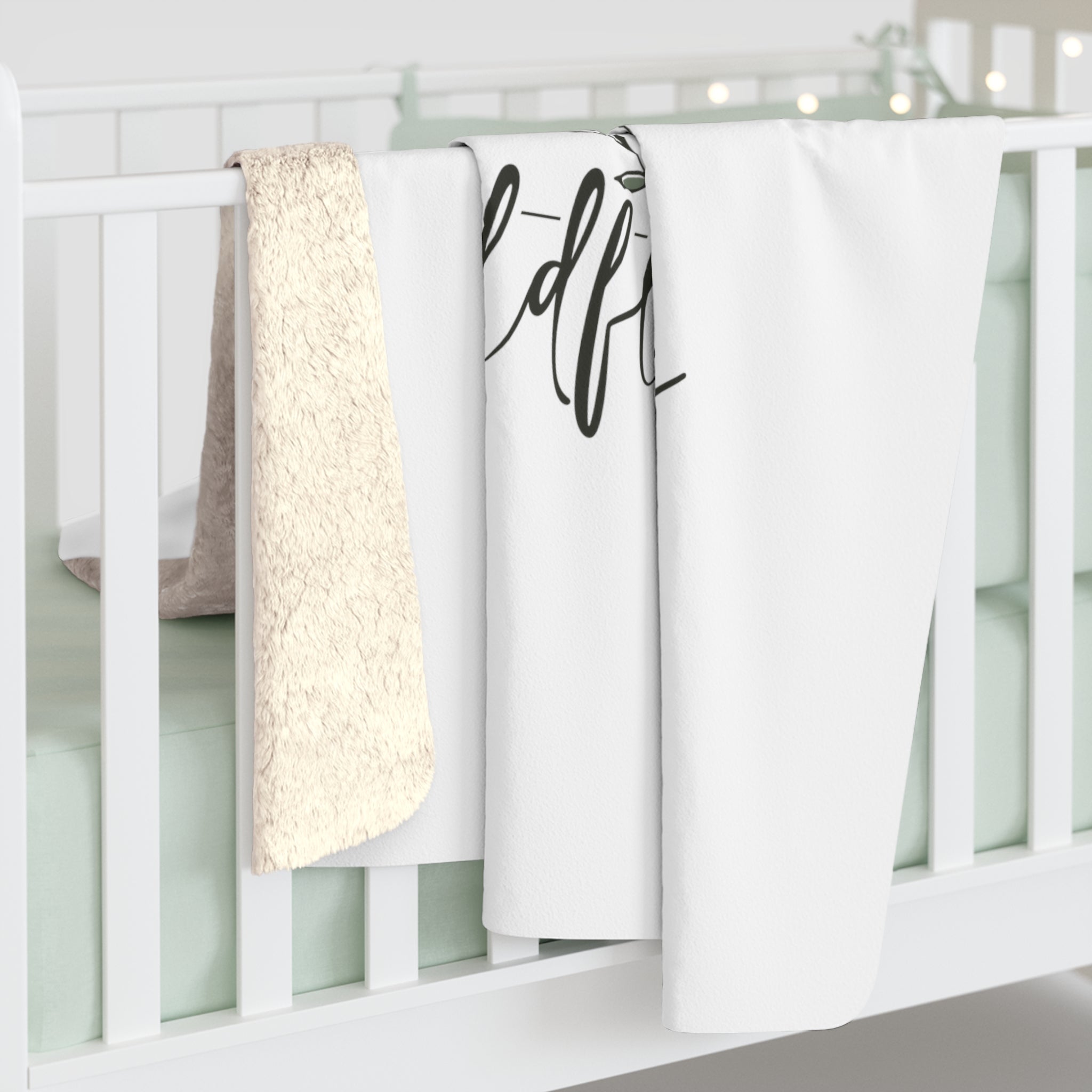 Consider the Wildflowers - Sherpa Blanket