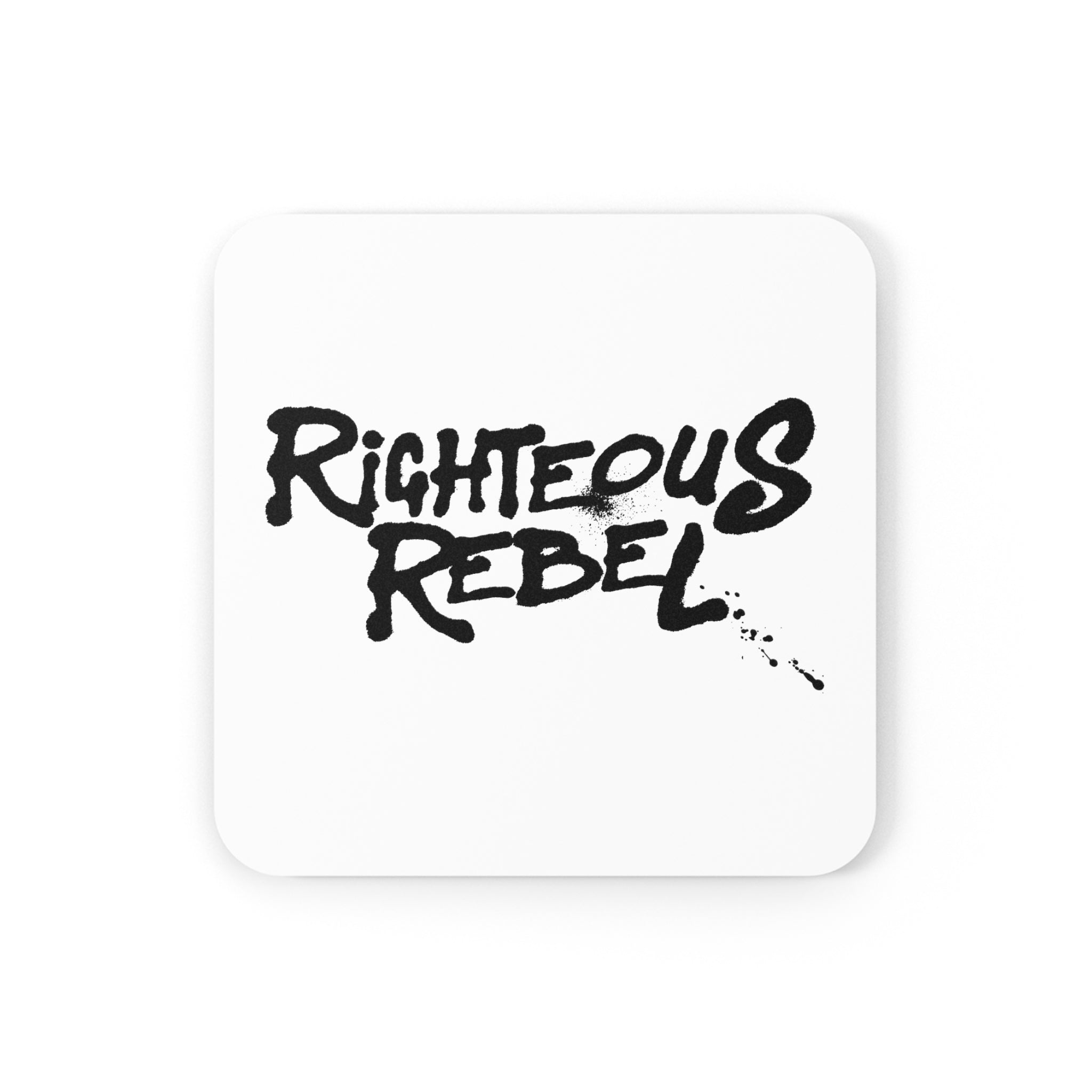 Righteous Rebel - Cork Back Coaster