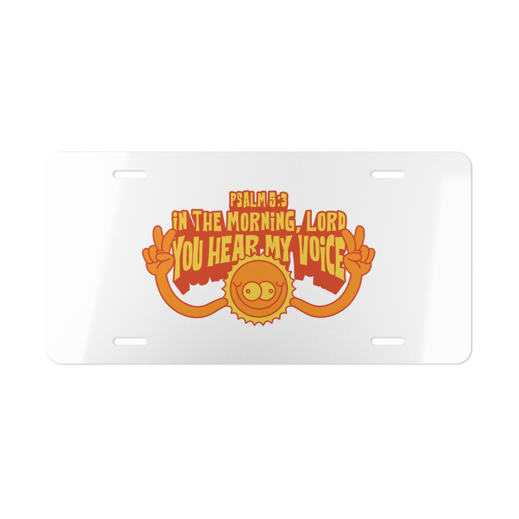 In The Morning - Vanity Plate