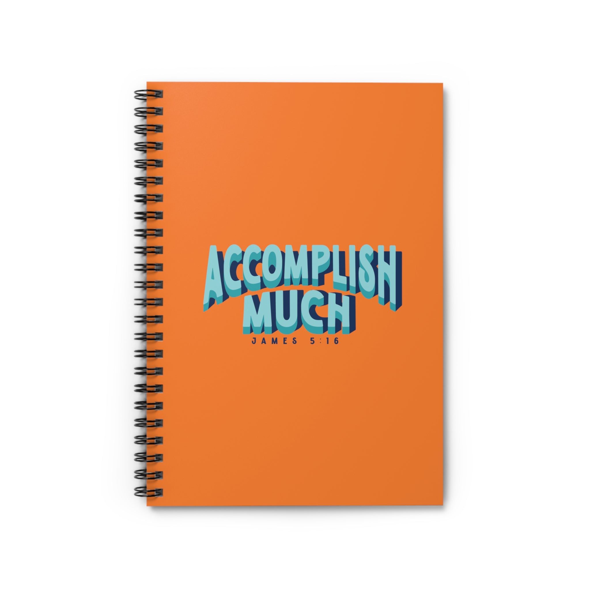 Accomplish Much - Spiral Notebook