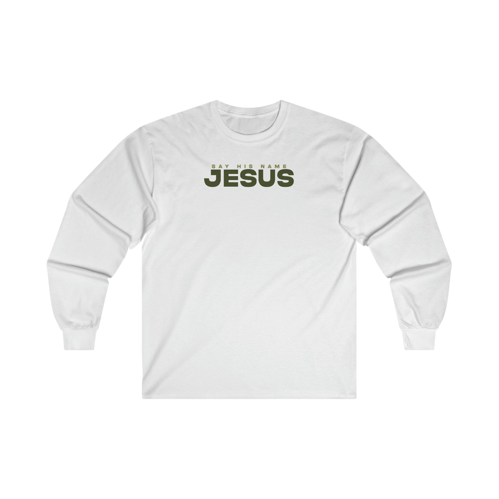 Say His Name Jesus - Long Sleeve Tee