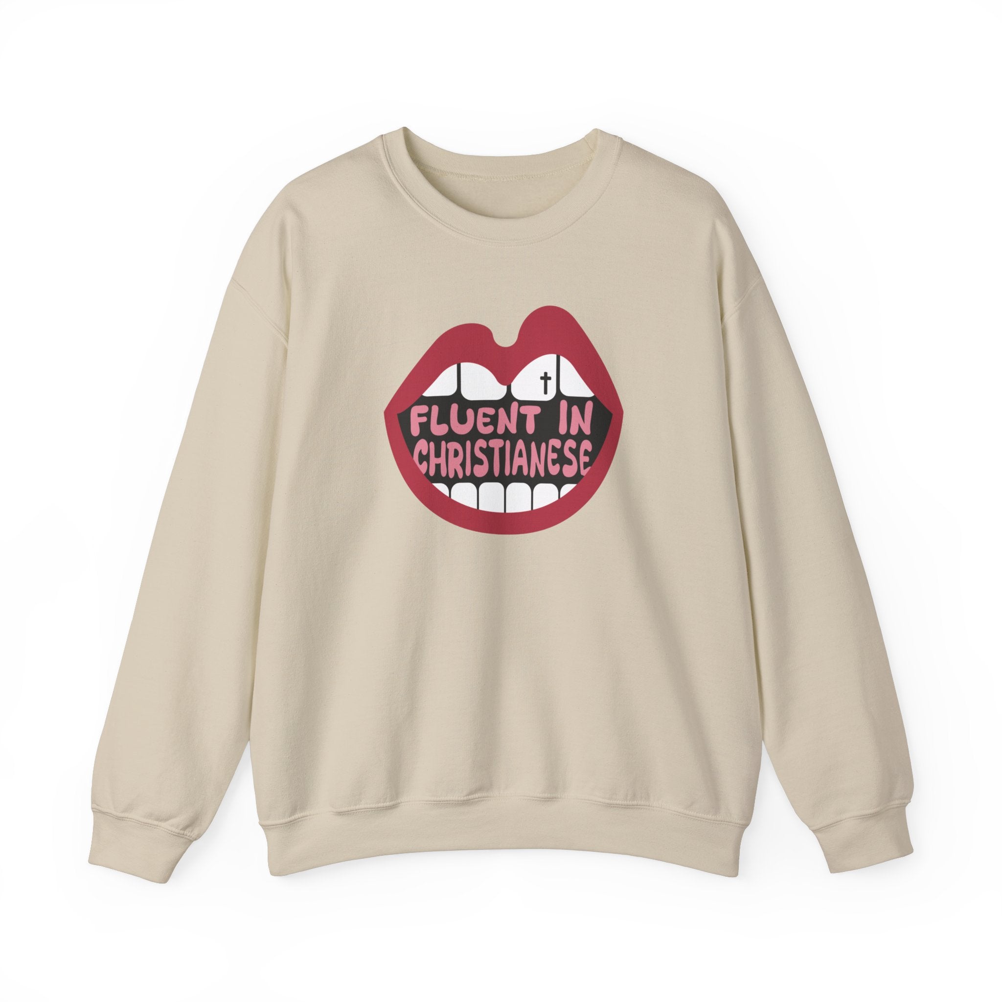 Fluent in Christianese- Crewneck Sweatshirt