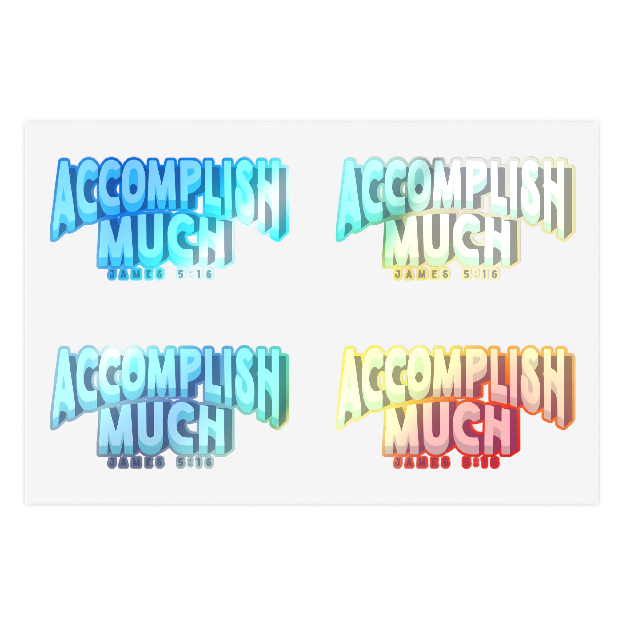 Accomplish Much - Sticker Sheets