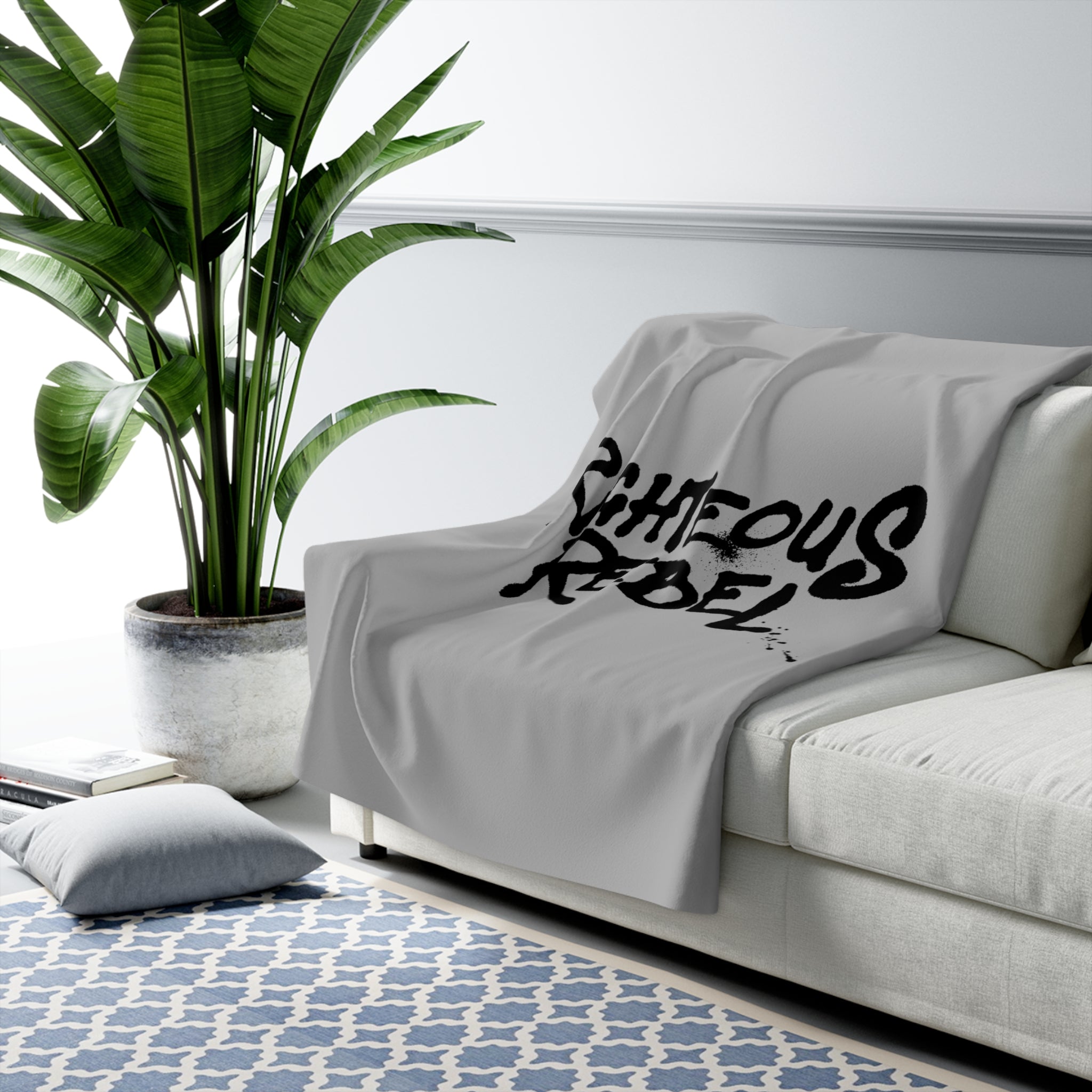 Righteous Rebel - Sherpa Blanket