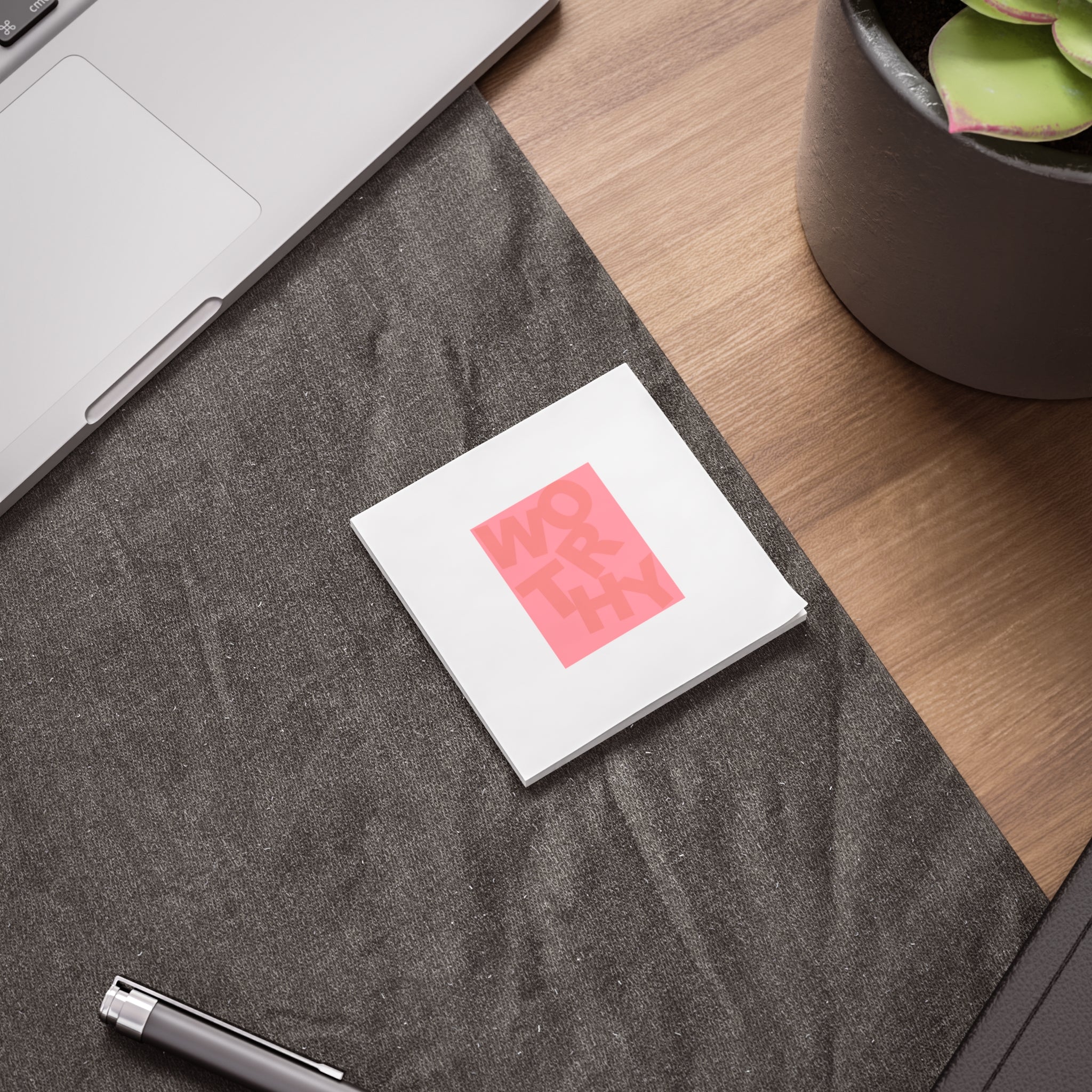 Worthy, Red - Post-it® Note Pads