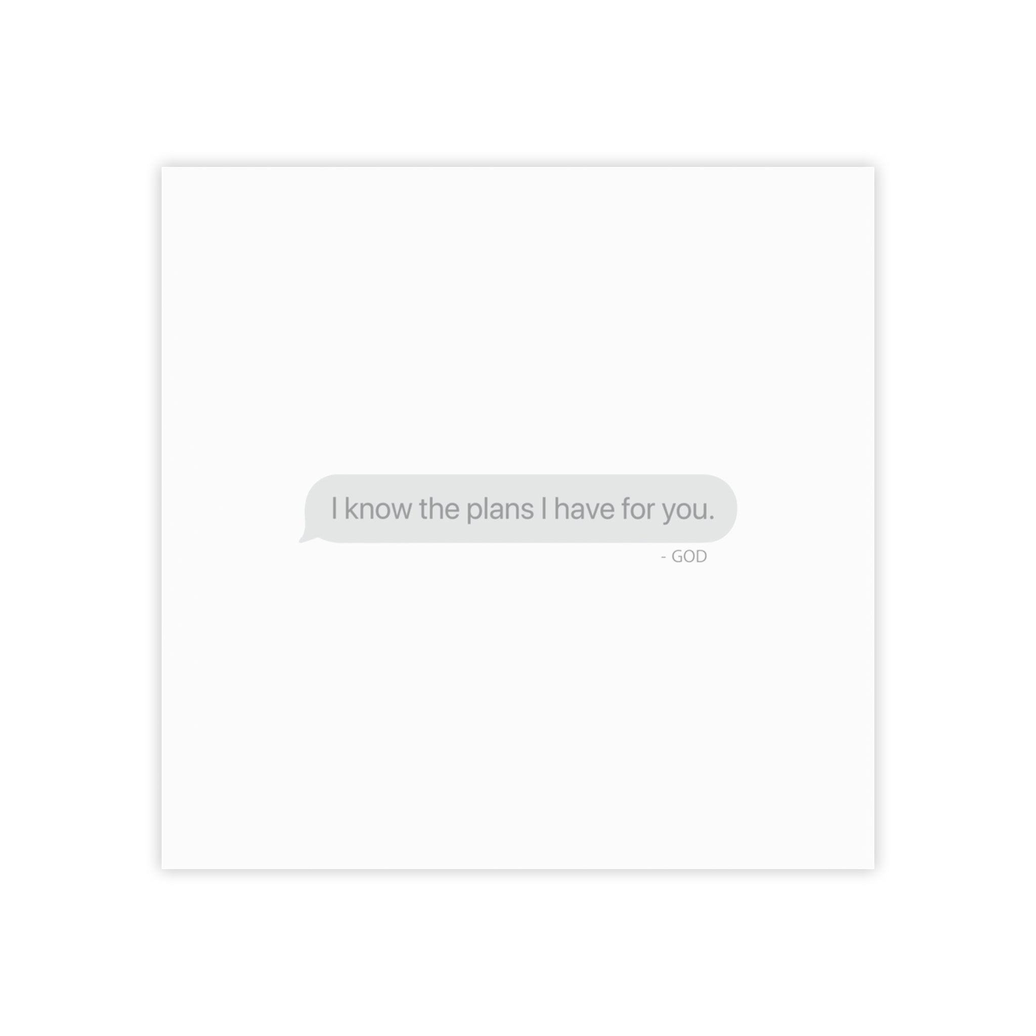 I Know The Plans - Post-it® Note Pads