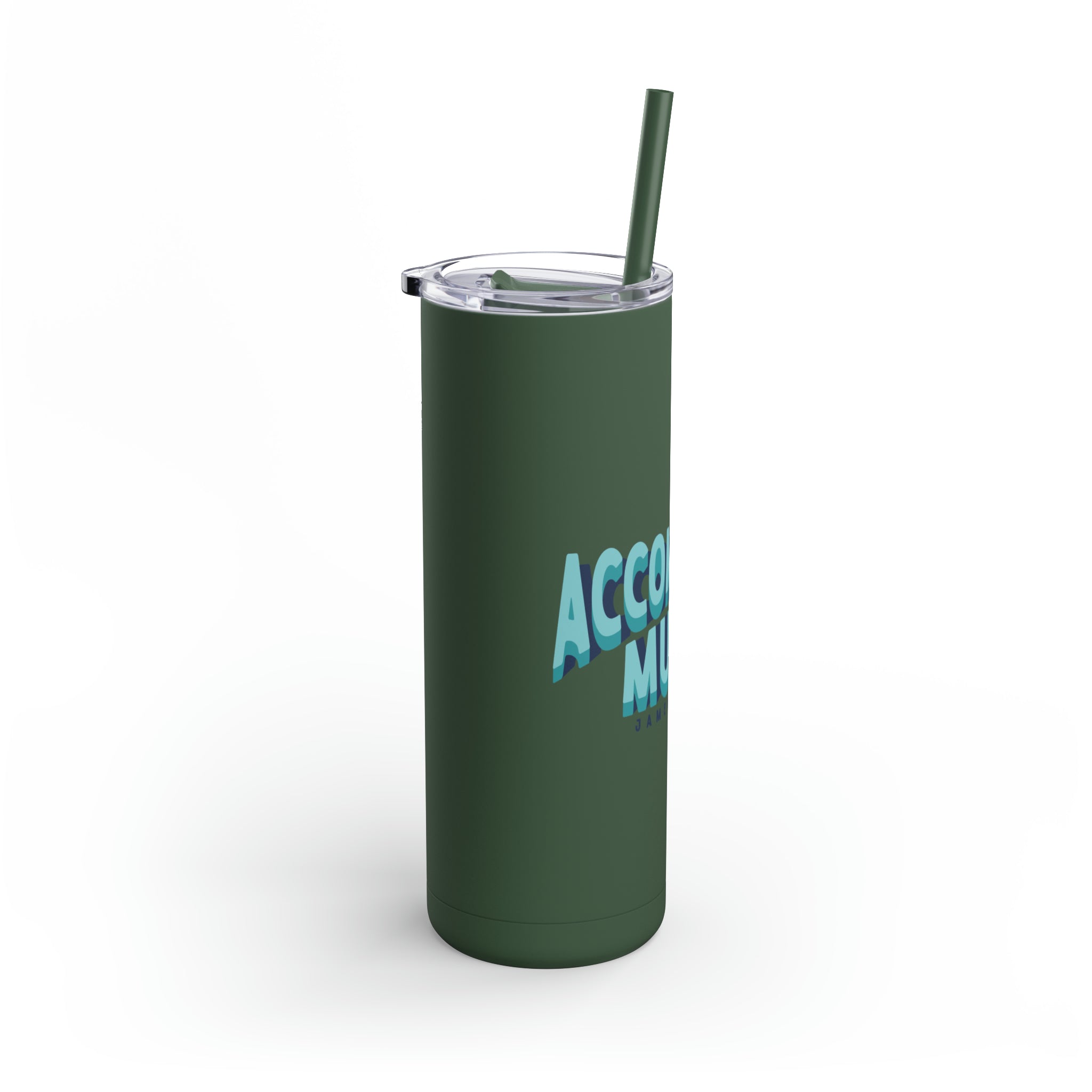 Accomplish Much - Skinny Tumbler