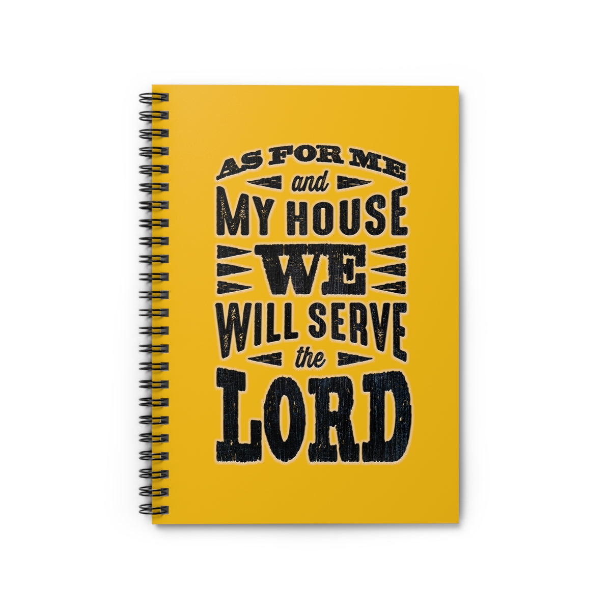 As For Me And My House - Spiral Notebook