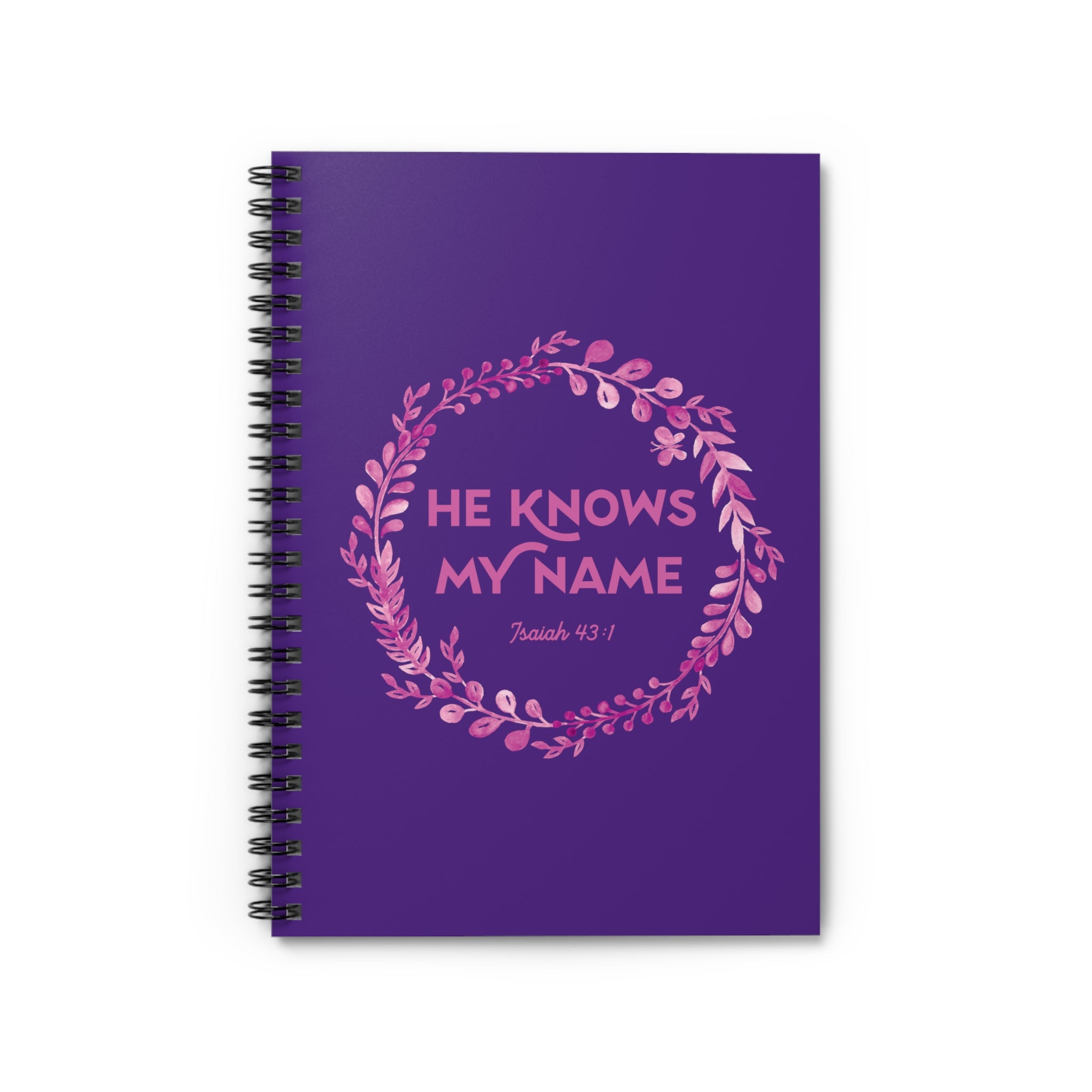 He Knows My Name - Spiral Notebook