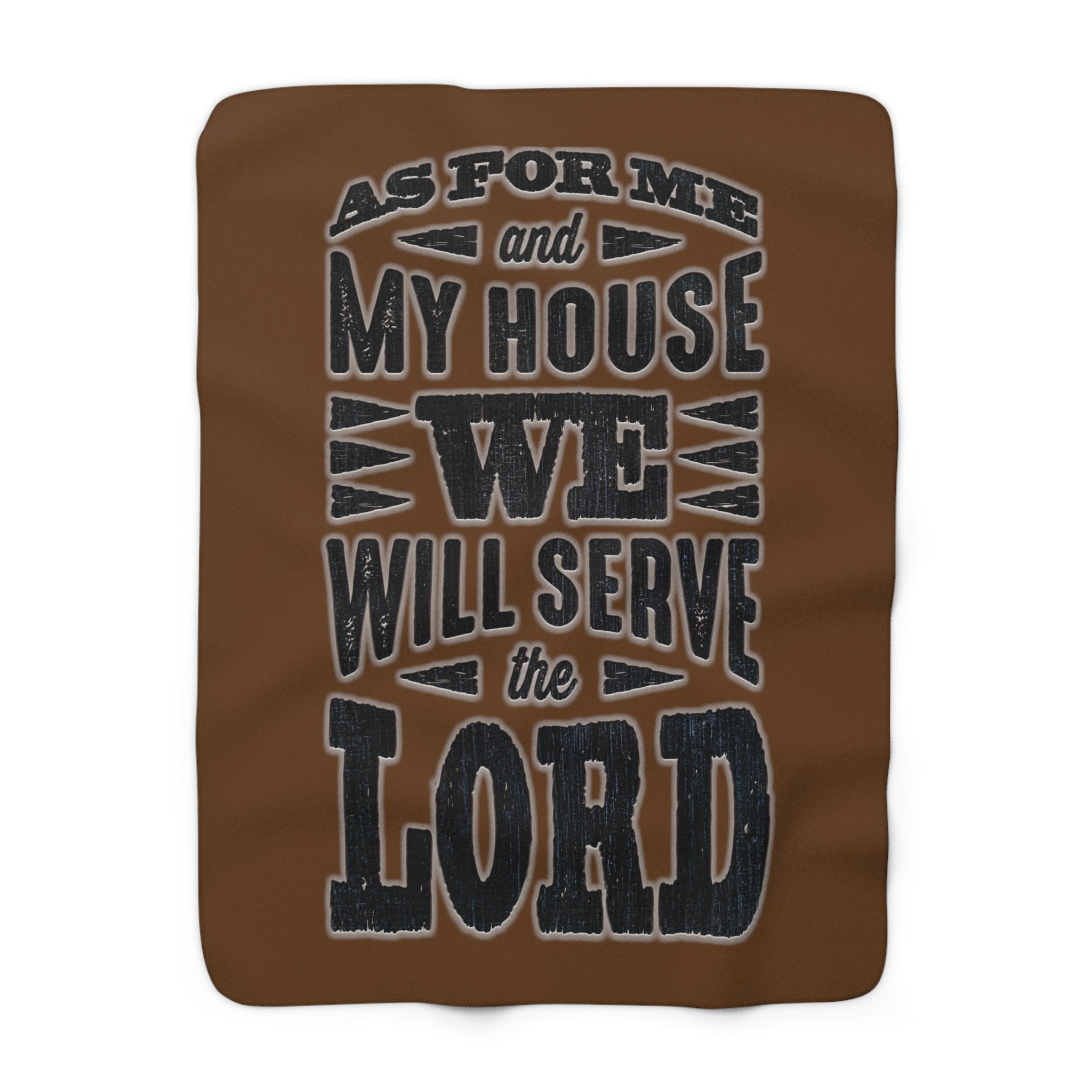As for me and my house - Sherpa Blanket