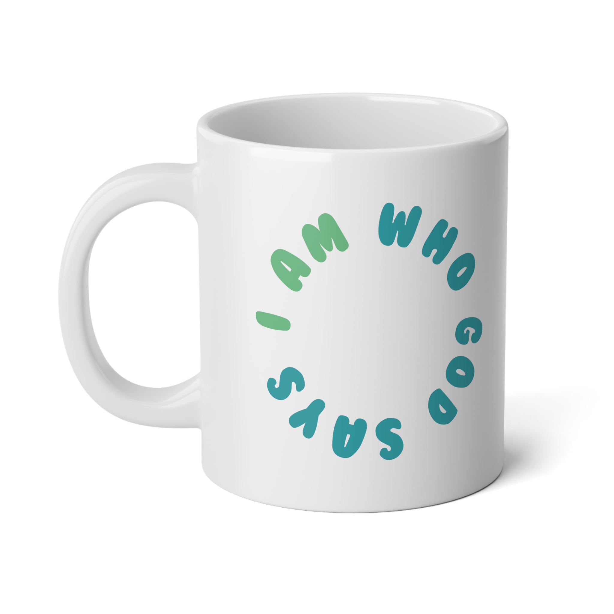 I Am Who God Says - Jumbo Mug