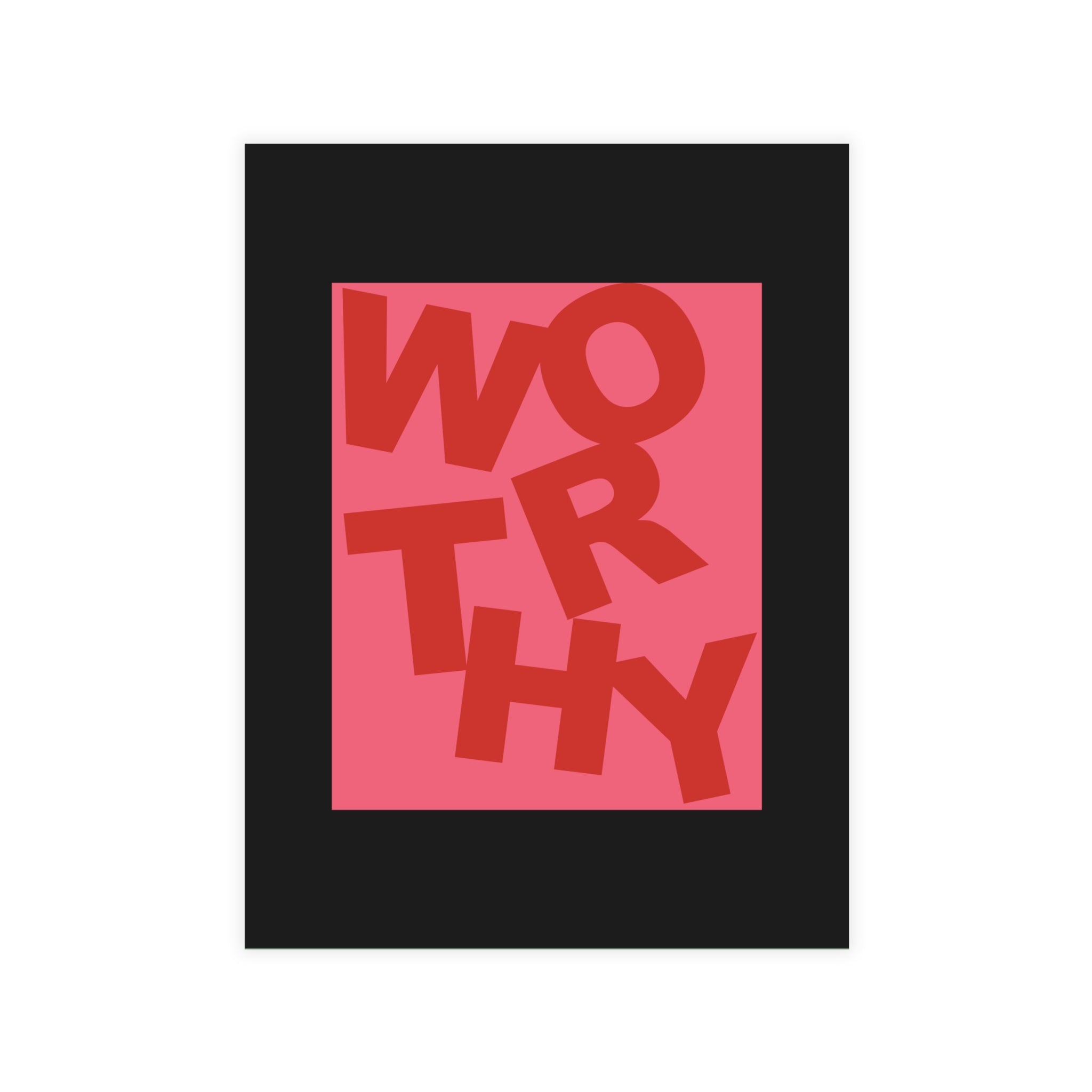 Worthy, Red - Postcard Bundles
