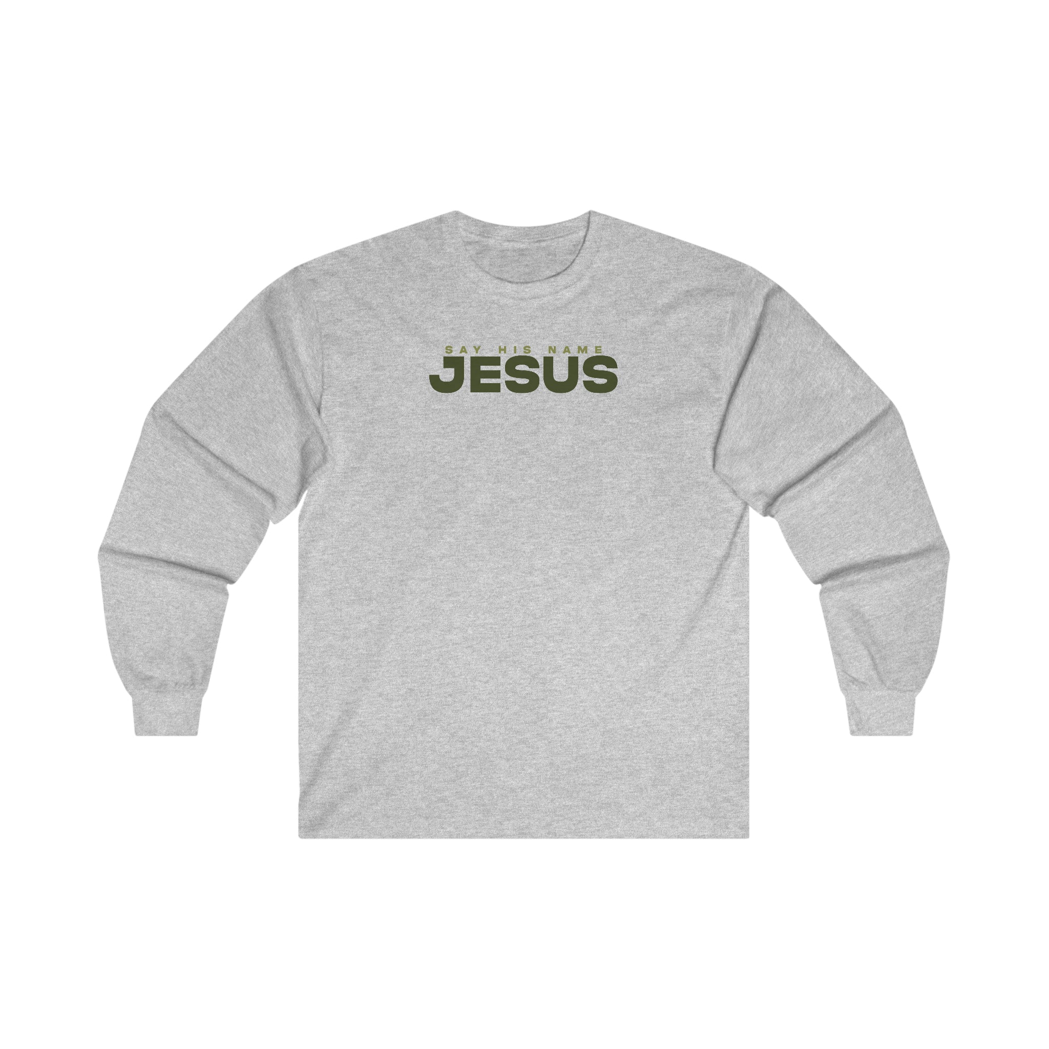 Say His Name Jesus - Long Sleeve Tee