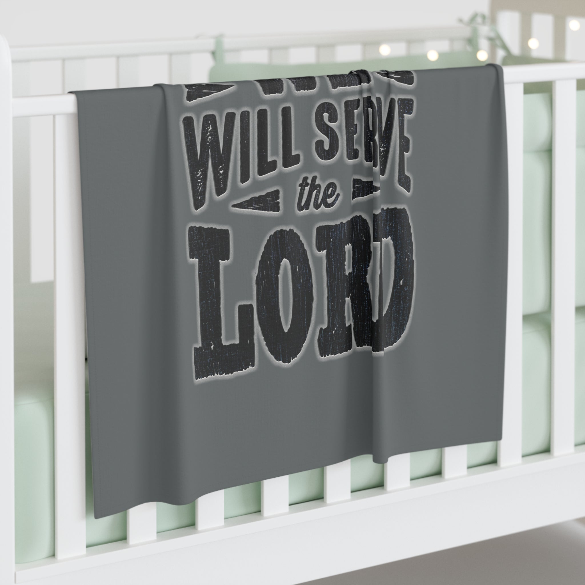 As For Me And My House - Baby Swaddle Blanket