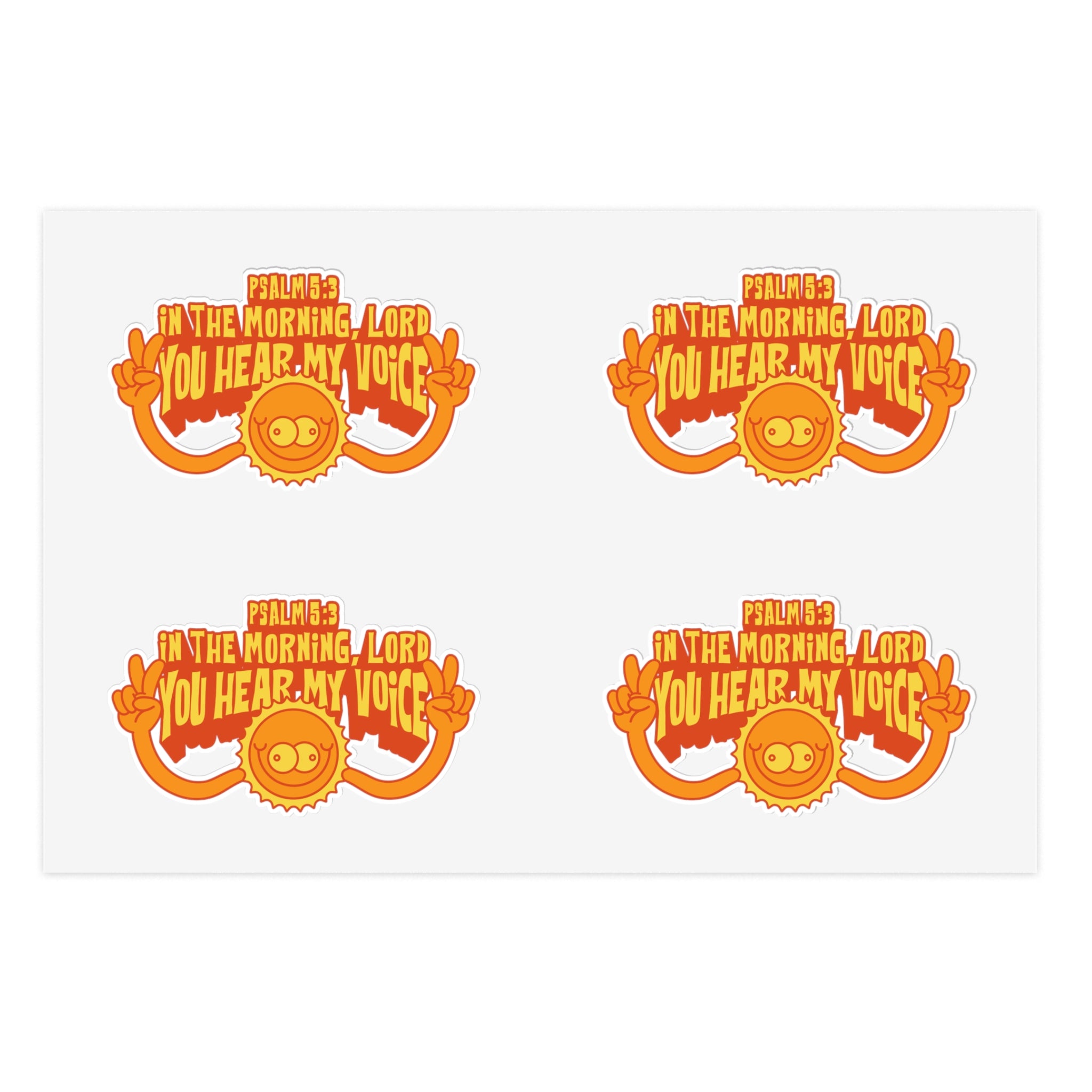 In The Morning - Sticker Sheet