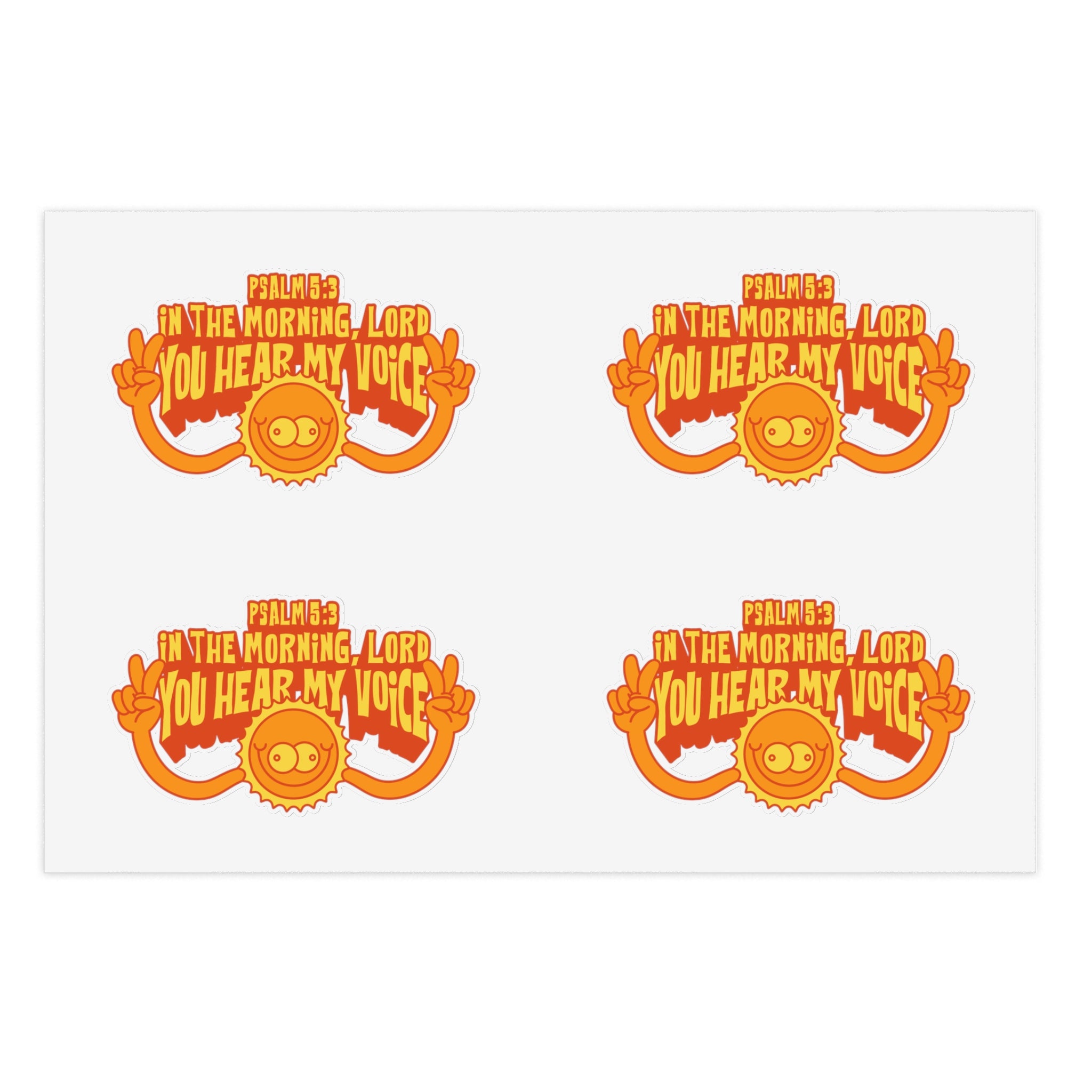 In The Morning - Sticker Sheet
