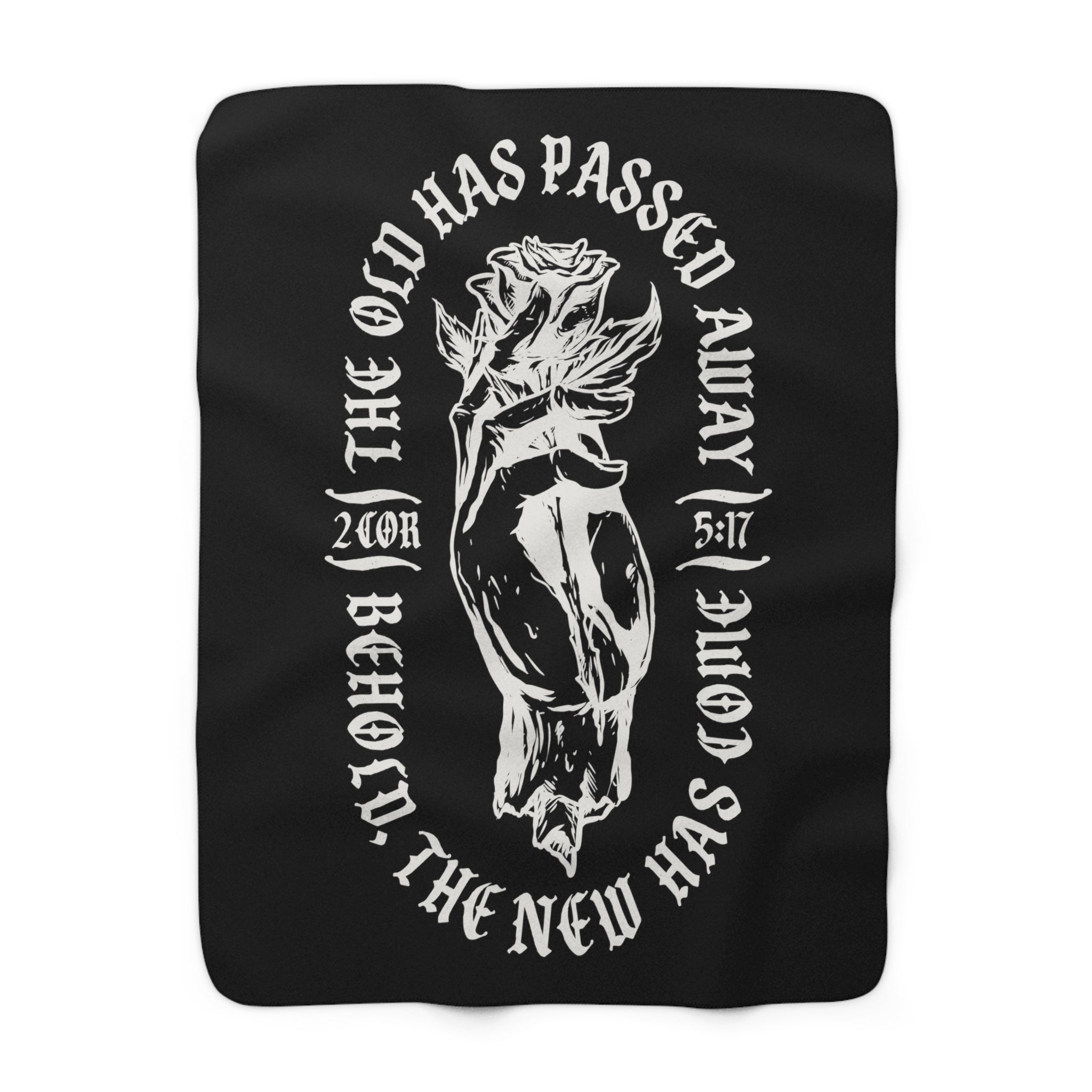 The old has passed away - Sherpa Blanket