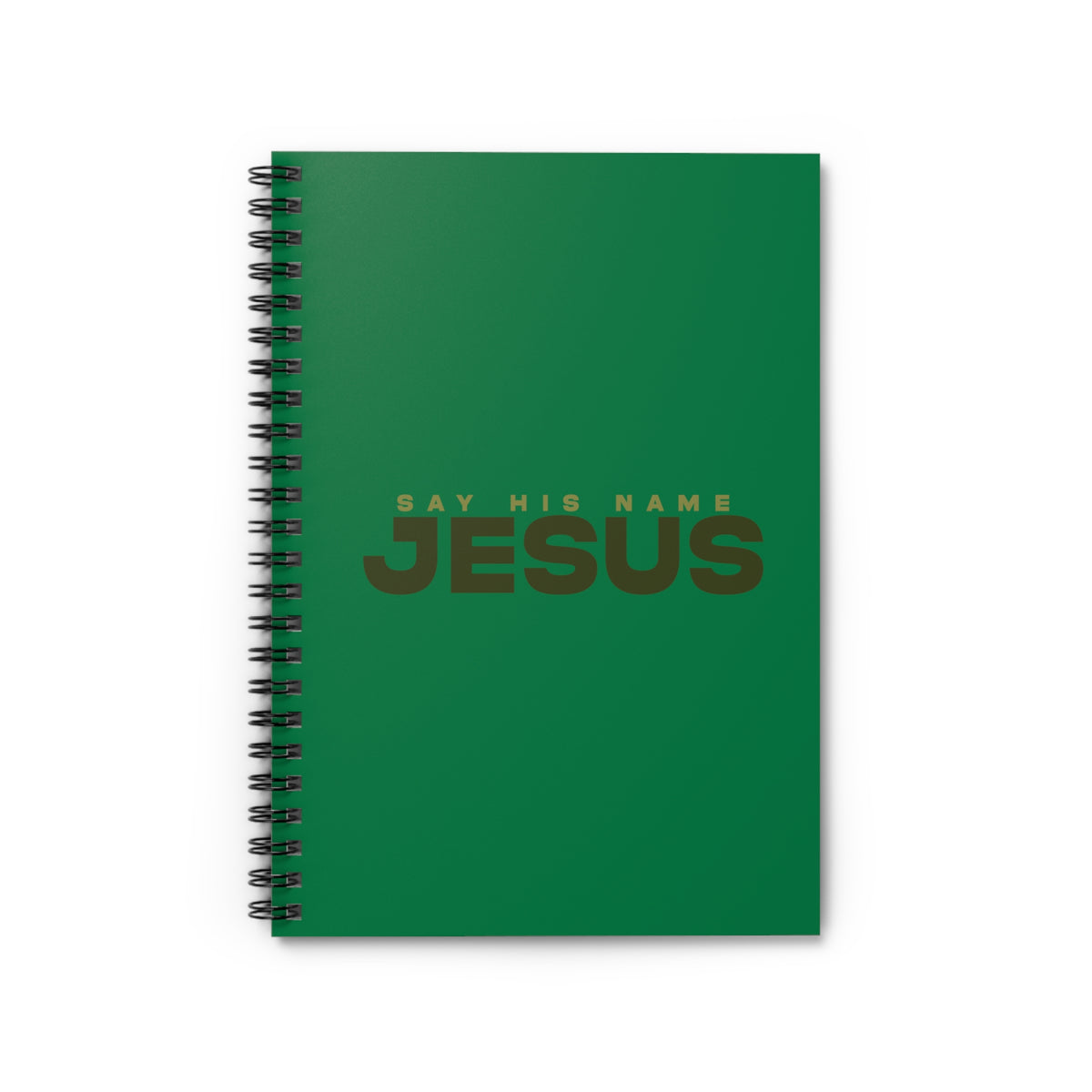 Say His Name Jesus - Spiral Notebook