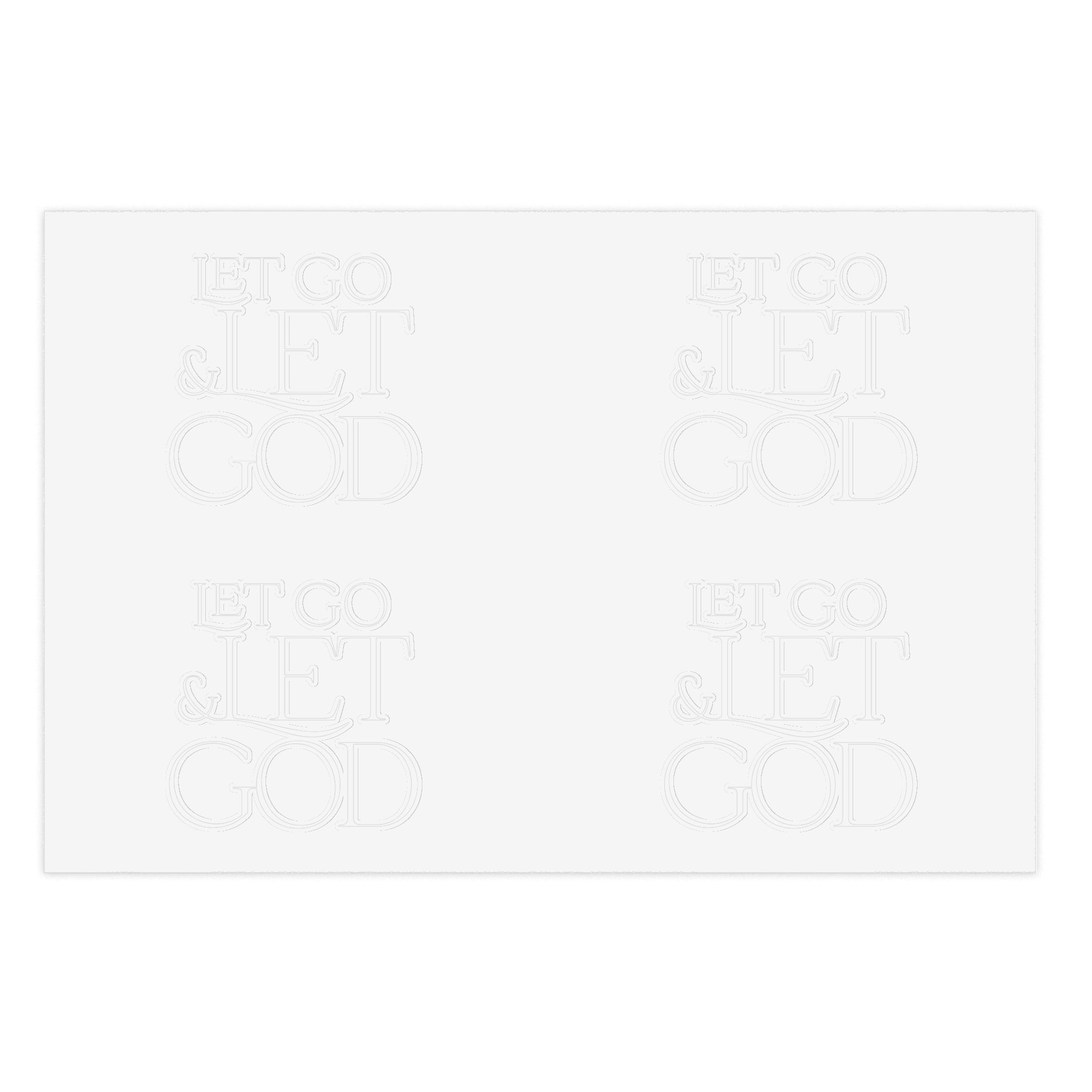Let Go & Let God - Sticker Sheet