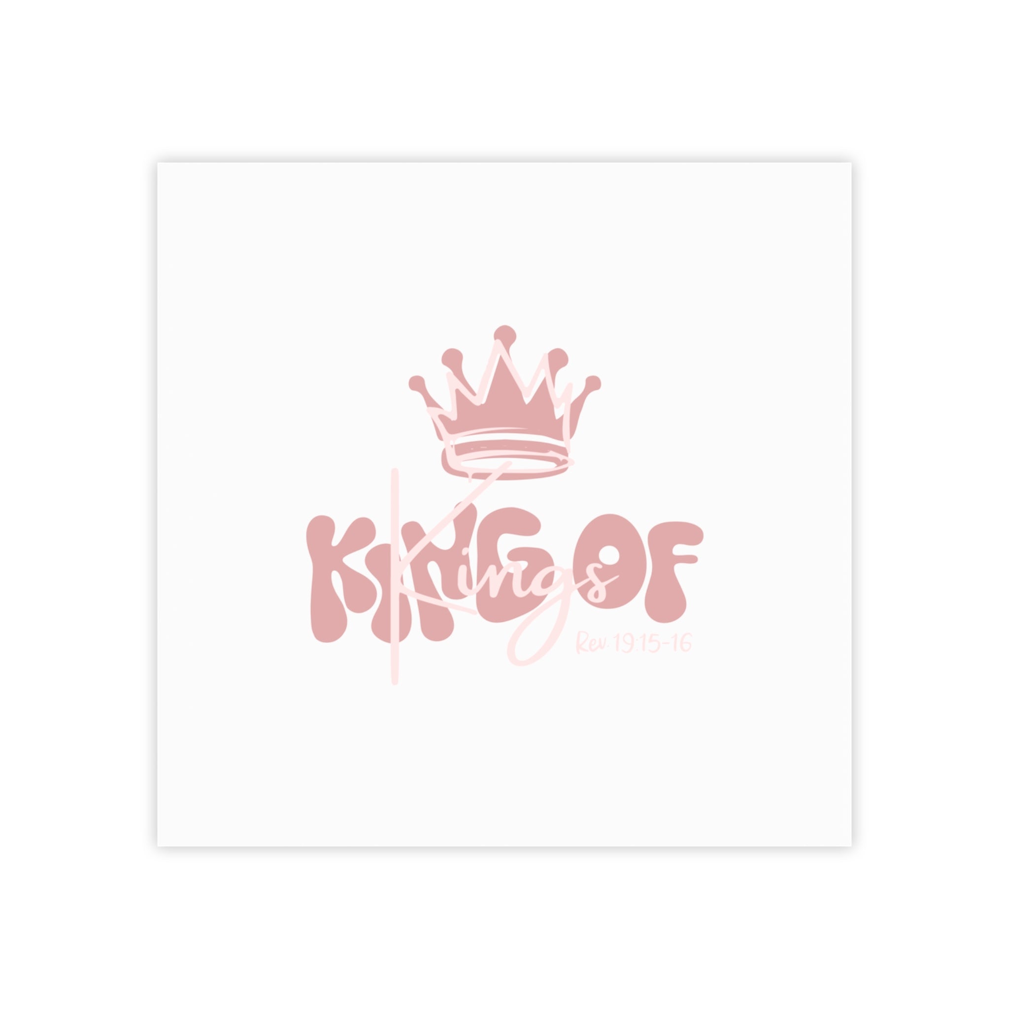 King Of Kings, Pink - Post-it® Note Pads