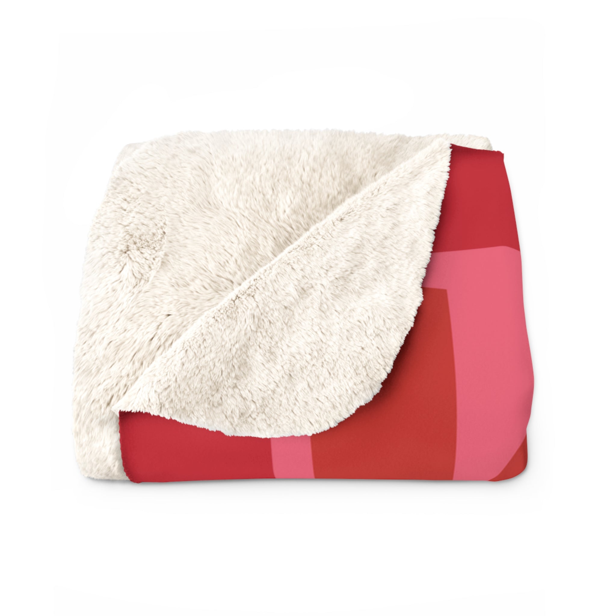 Worthy, Red - Sherpa Blanket