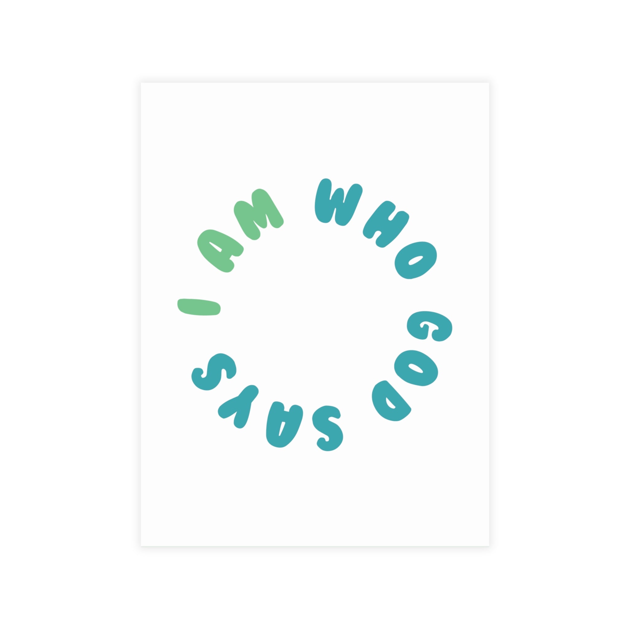 I Am Who God Says - Postcard Bundles