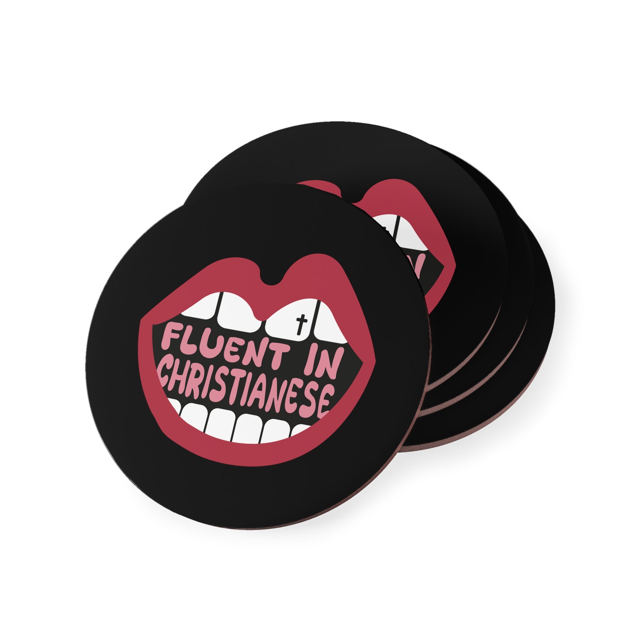 Fluent in Christianese - Coaster