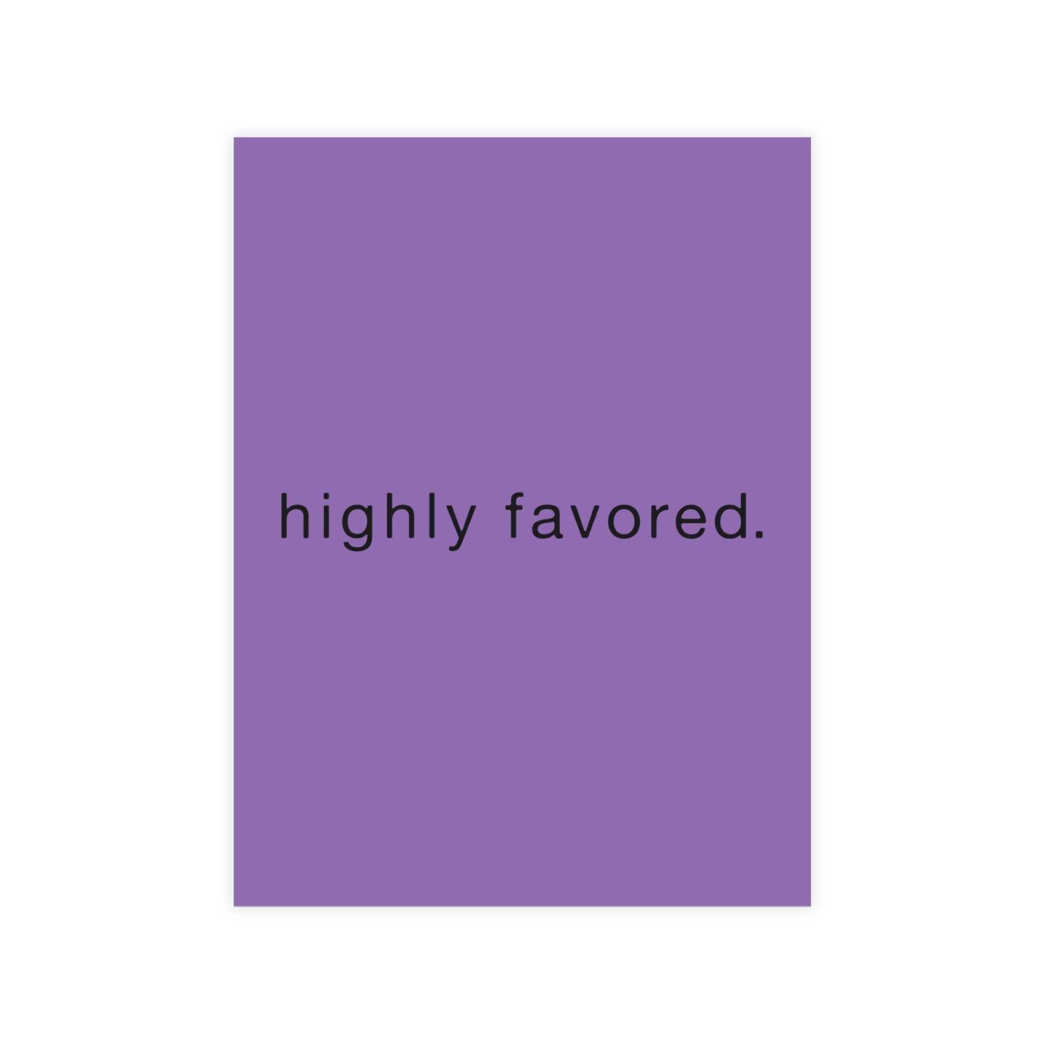 Highly Favored - Postcard Bundles