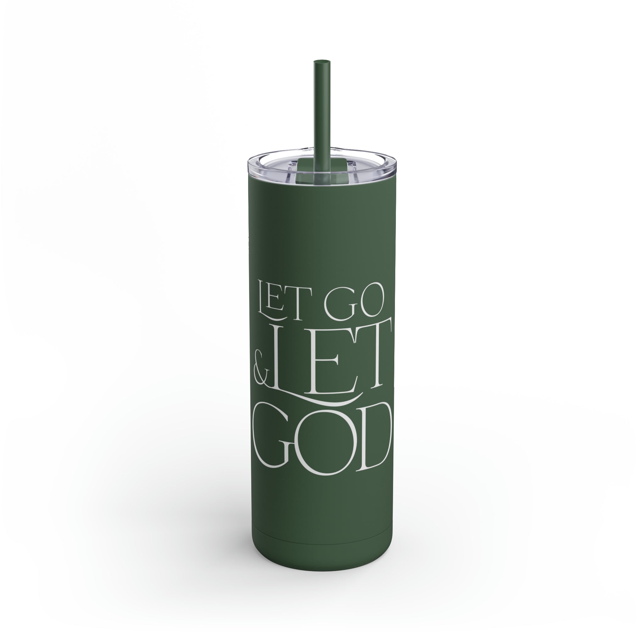 Let Go & Let God - Skinny Tumbler