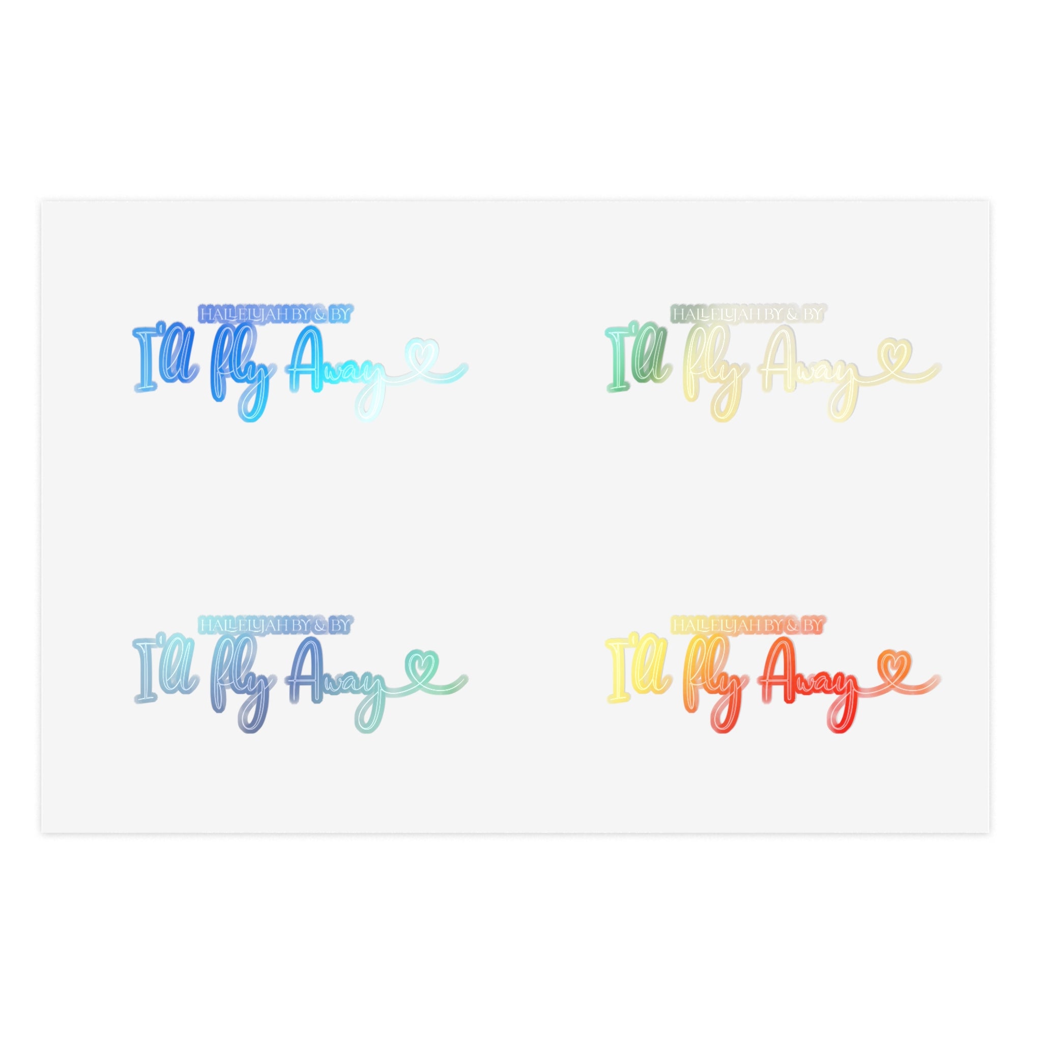 I'll Fly Away - Sticker Sheets