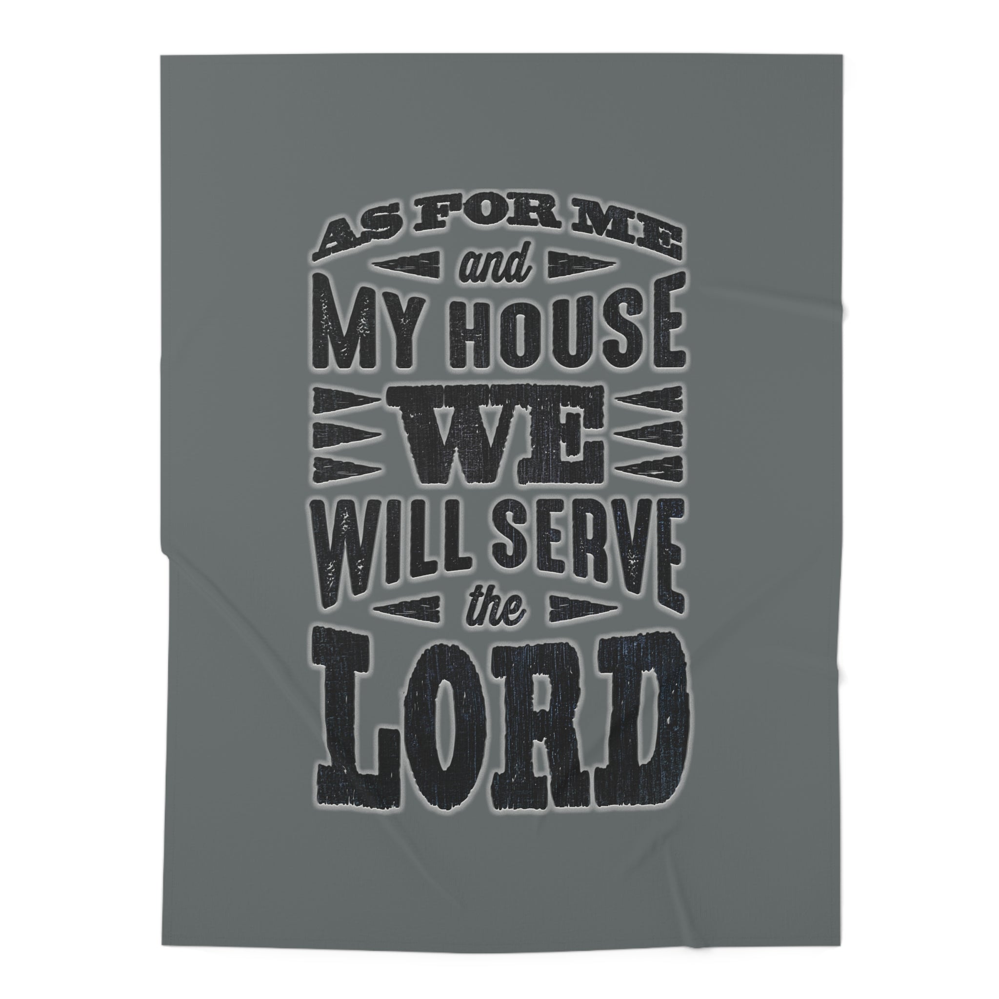 As For Me And My House - Baby Swaddle Blanket