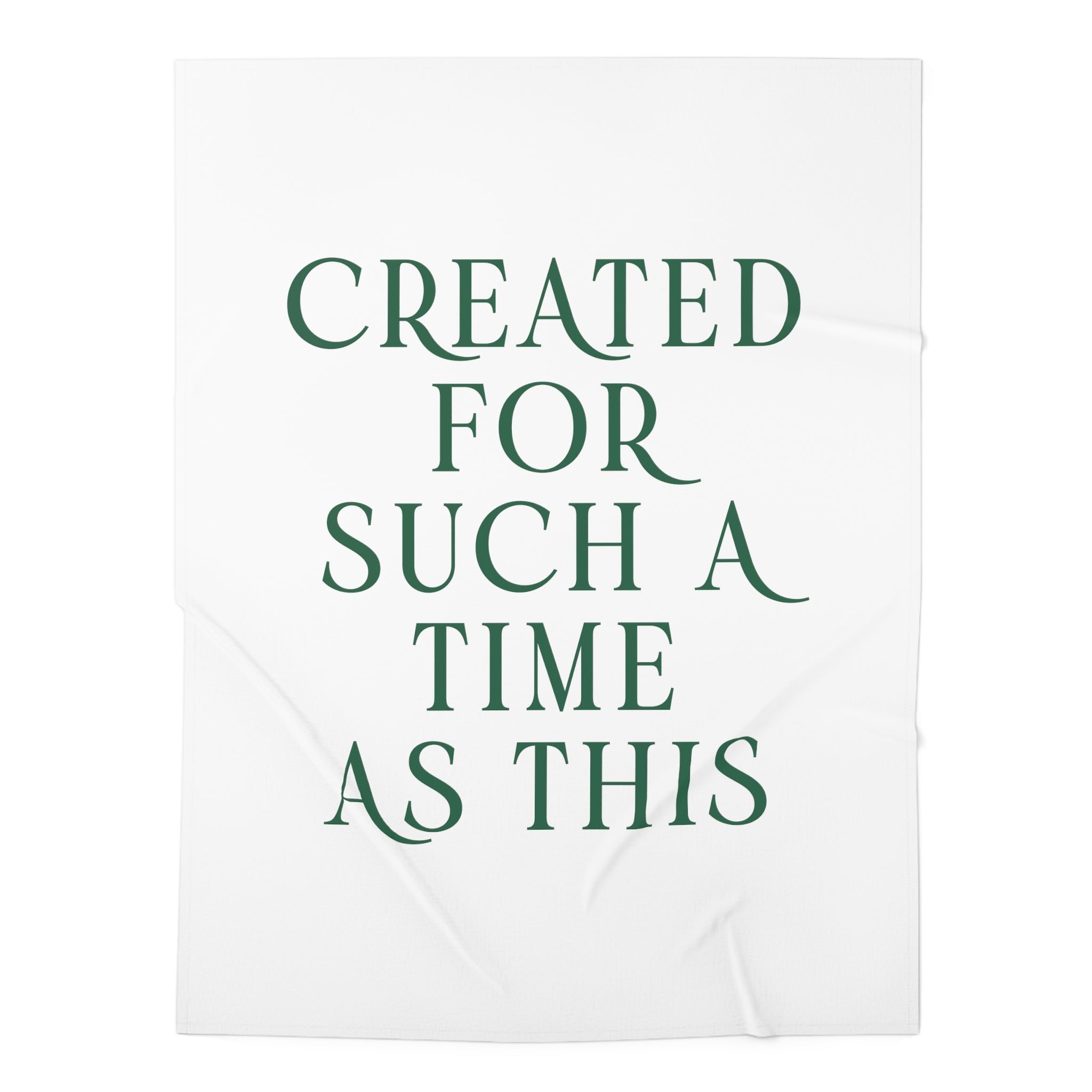 Created For Such A Time As This - Baby Swaddle Blanket