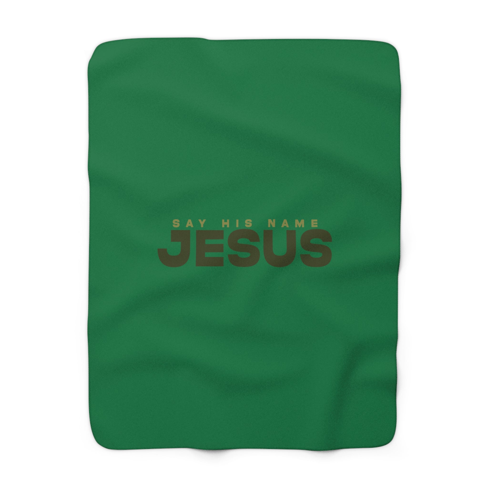Say His Name Jesus - Sherpa Blanket