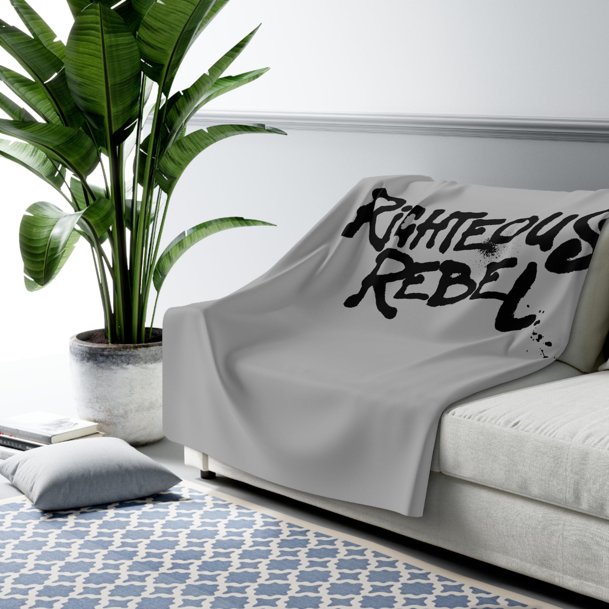 Righteous Rebel - Sherpa Blanket