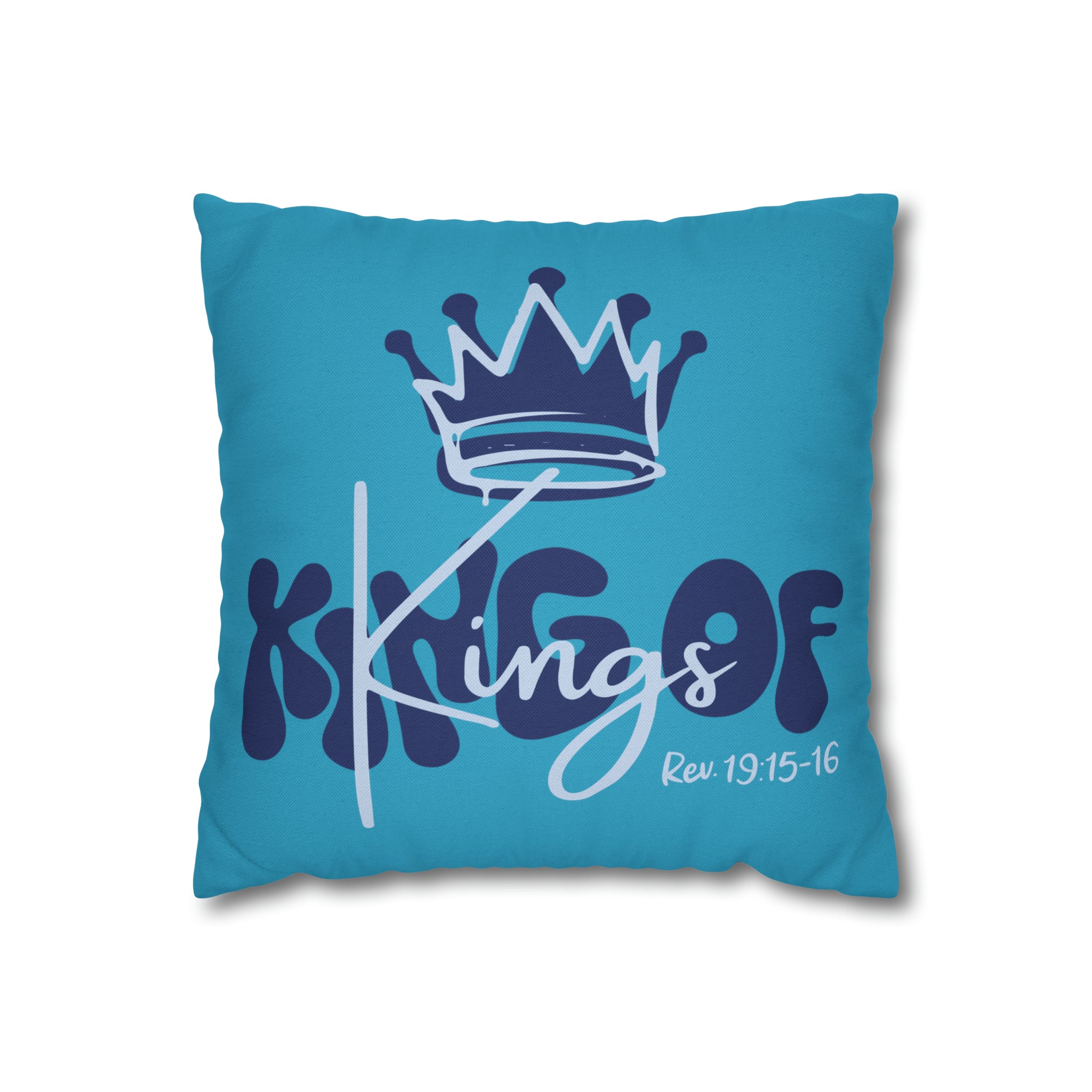King Of Kings, Blue - Pillow Case