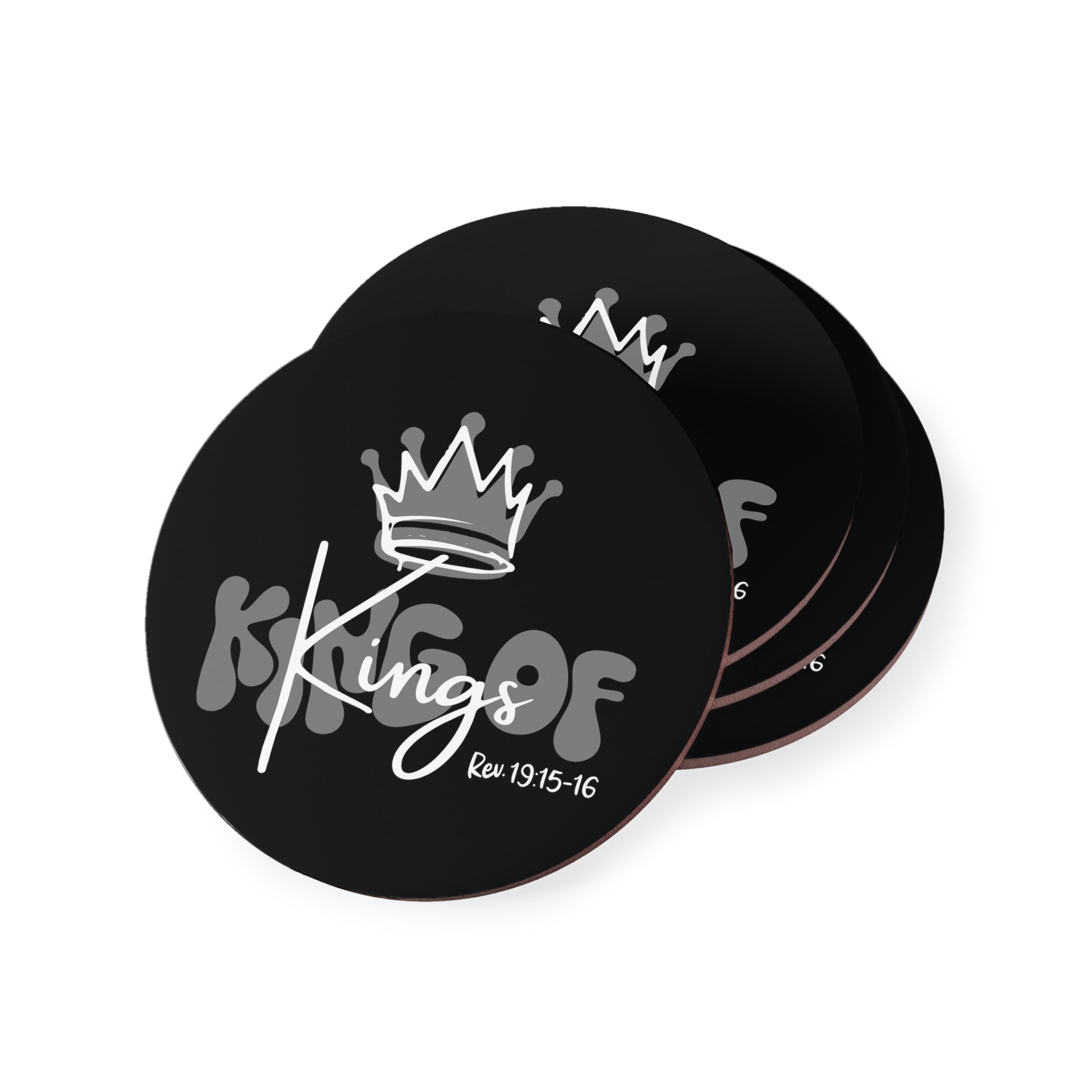 King Of Kings , Grey  - Coaster