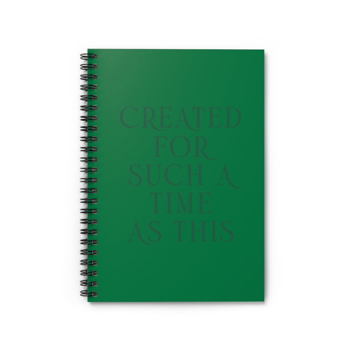 Created For Such A Time As This - Spiral Notebook