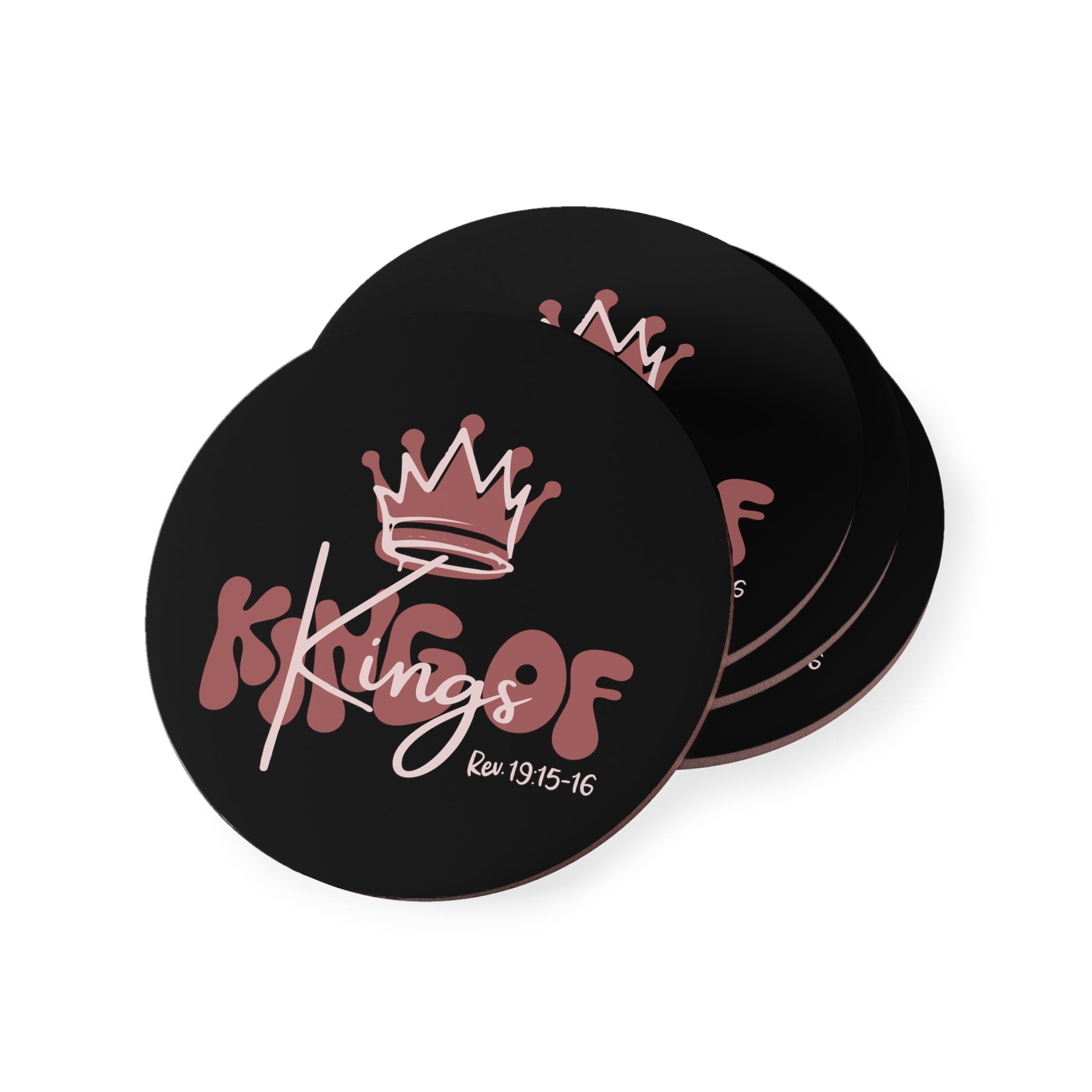 King Of Kings, Pink - Coaster