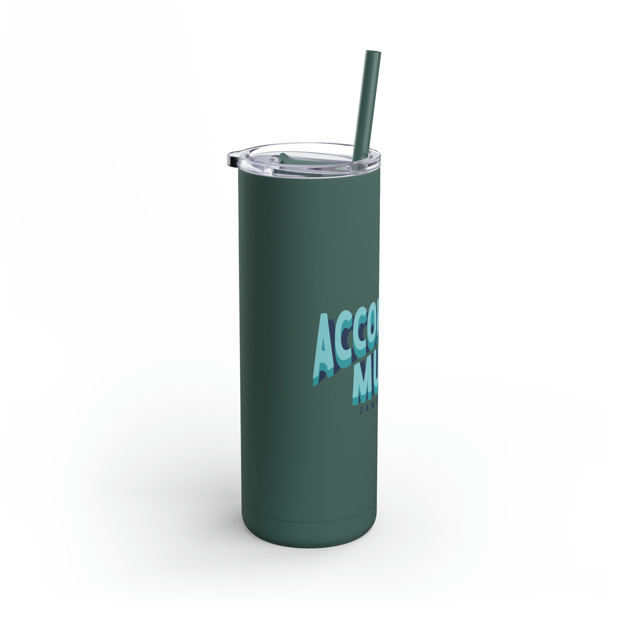 Accomplish Much - Skinny Tumbler