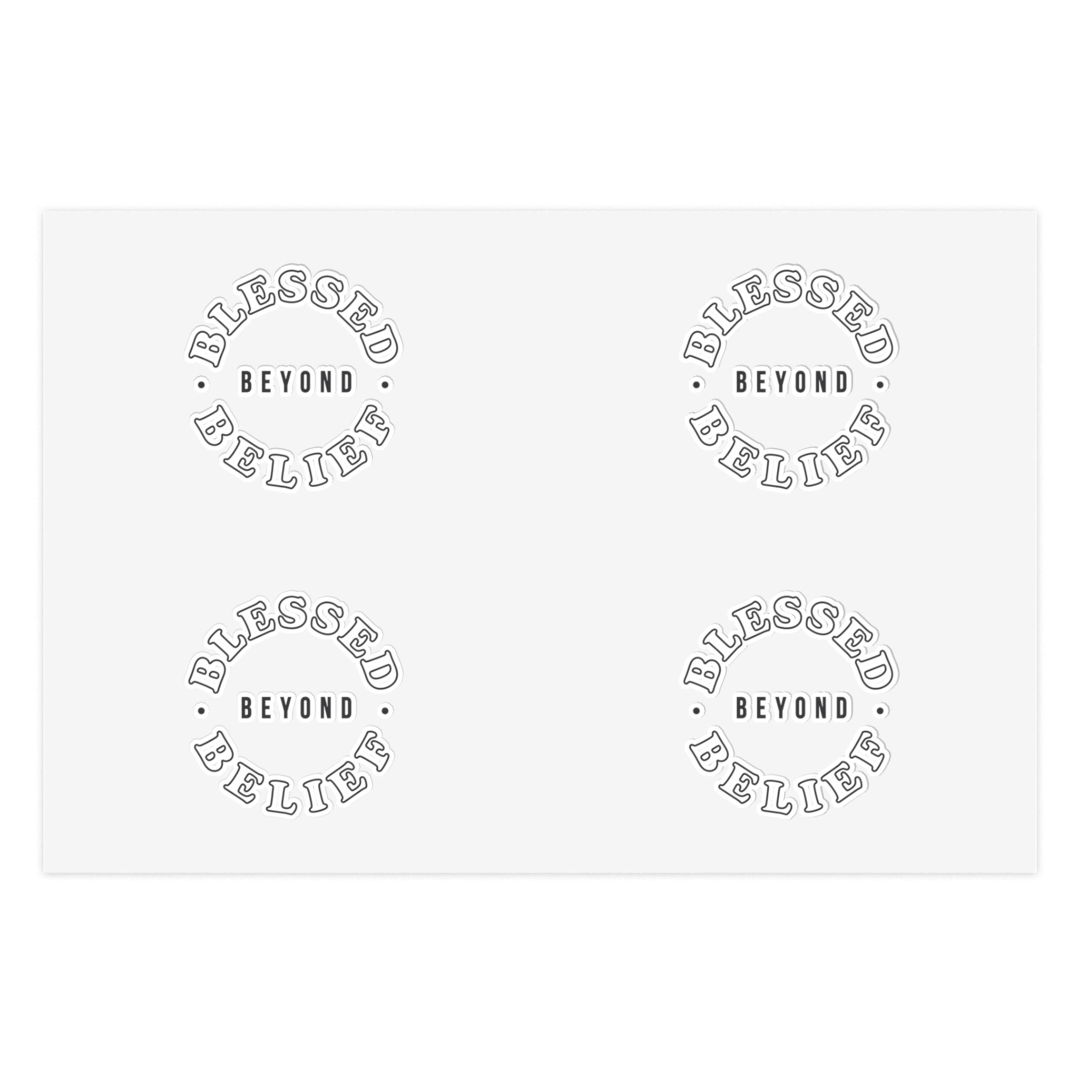 Blessed Beyond Belief - Sticker Sheets
