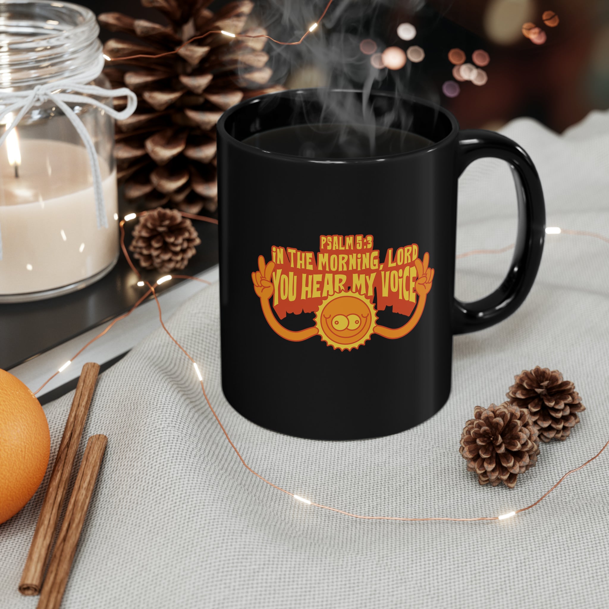In The Morning - Black Mug