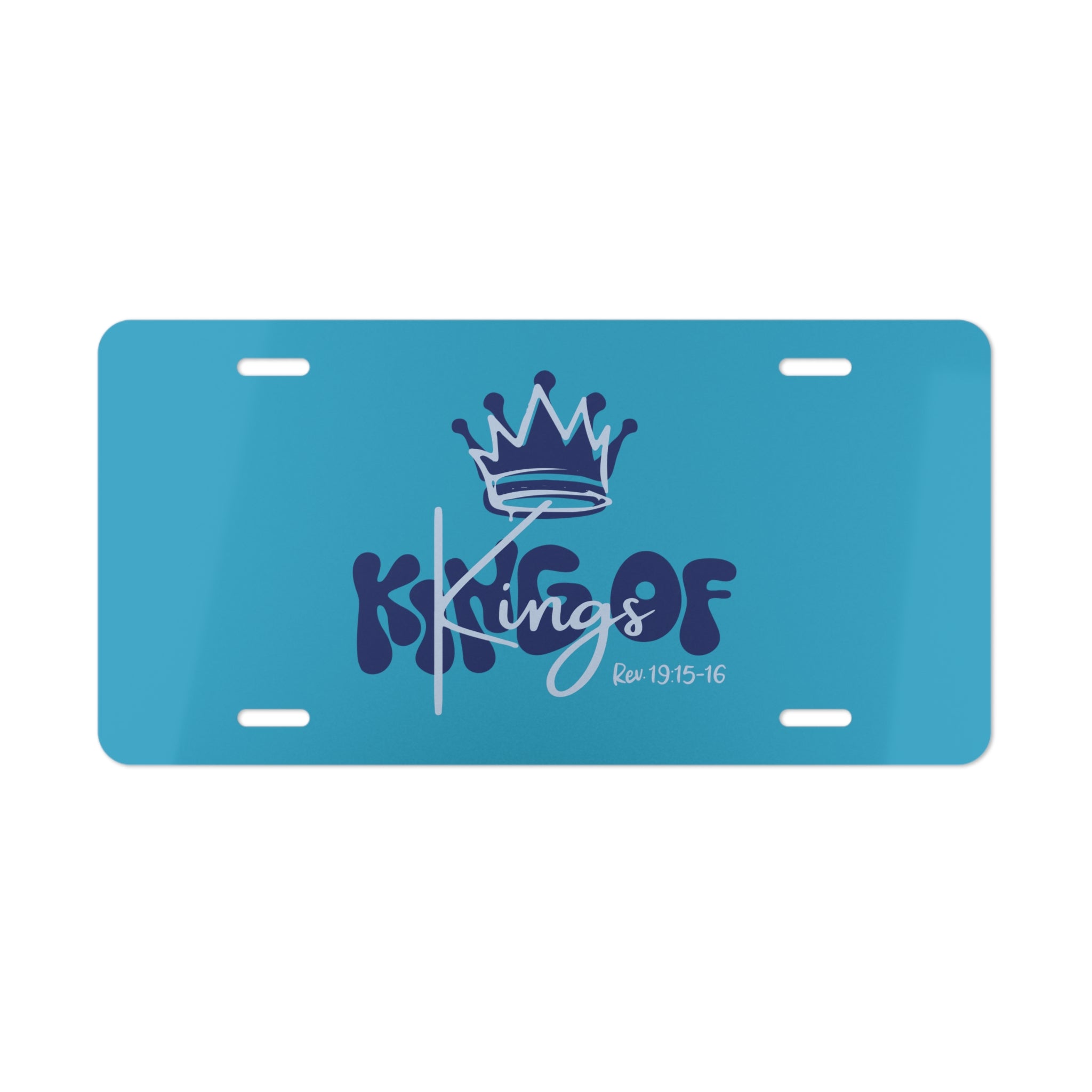 King Of Kings, Blue - Vanity Plate